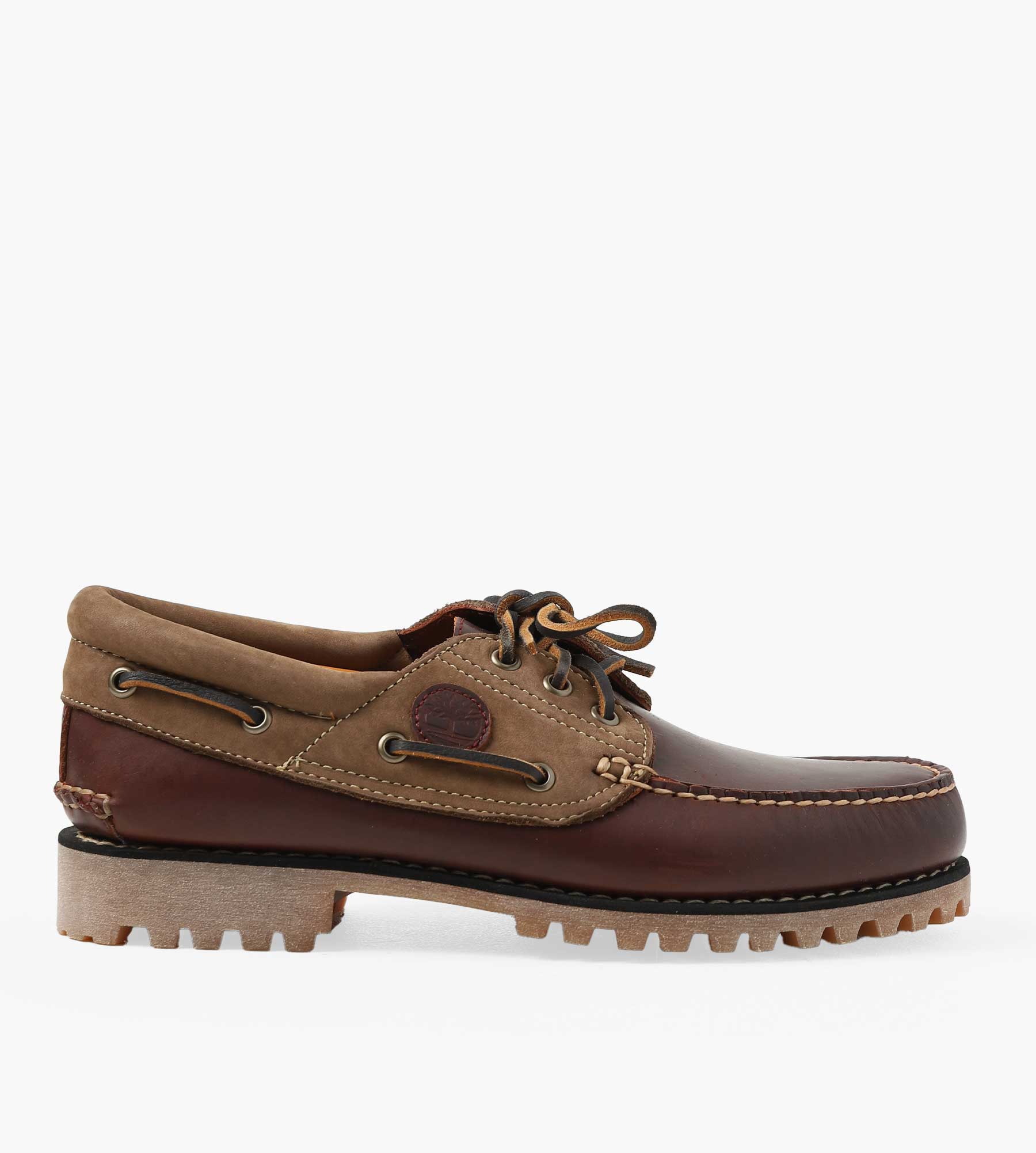 Timberland Authentic Boat Shoe Burgundy Full Grain