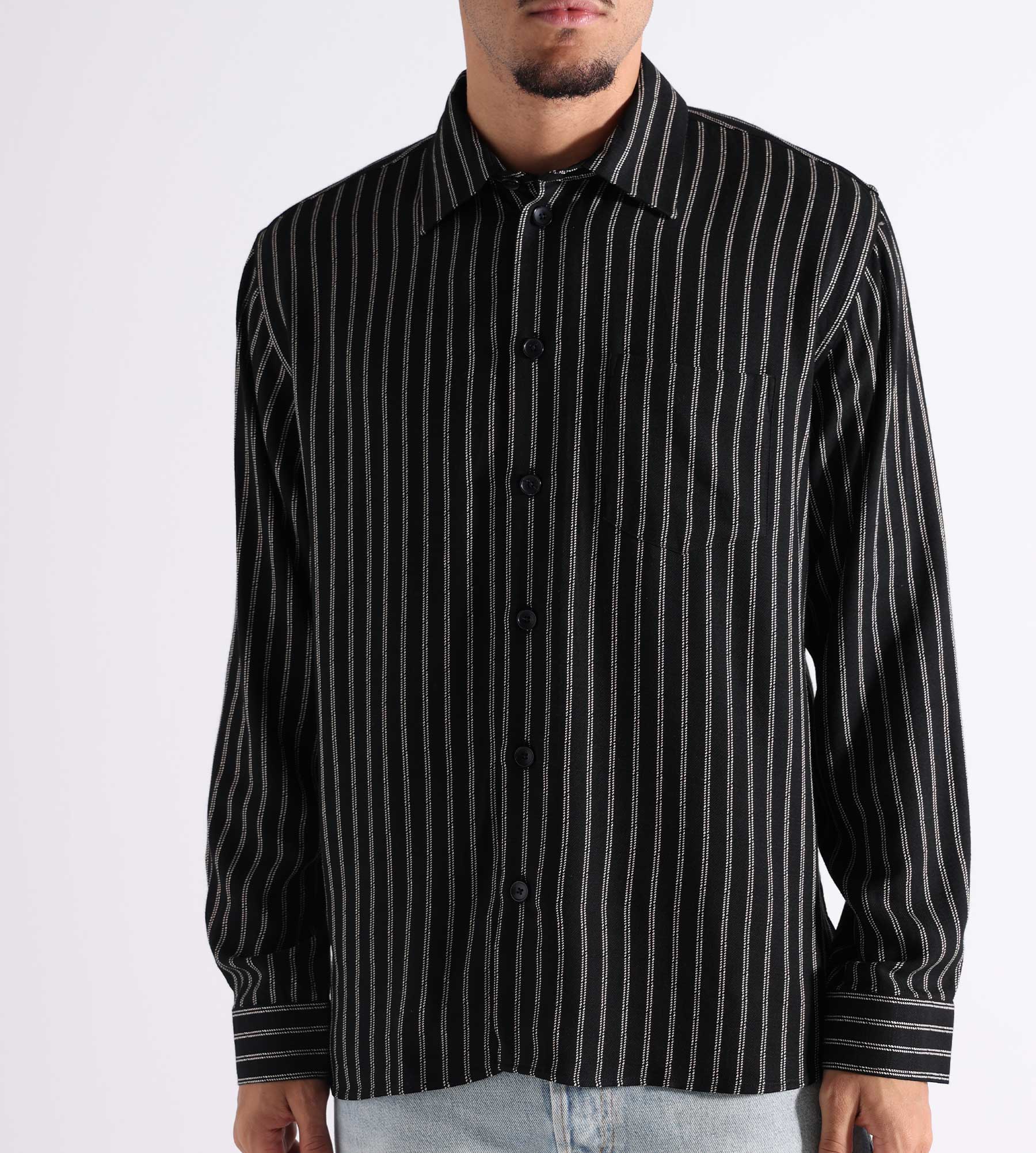 Libertine-Libertine Record 3531 Black Pinstripe