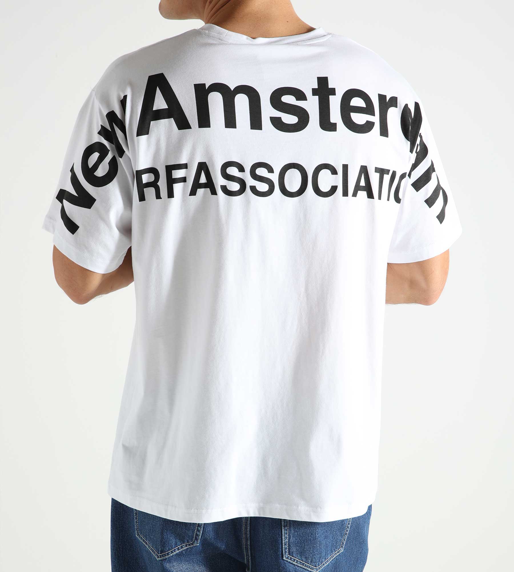 New Amsterdam Surf Association Big Name Tee White