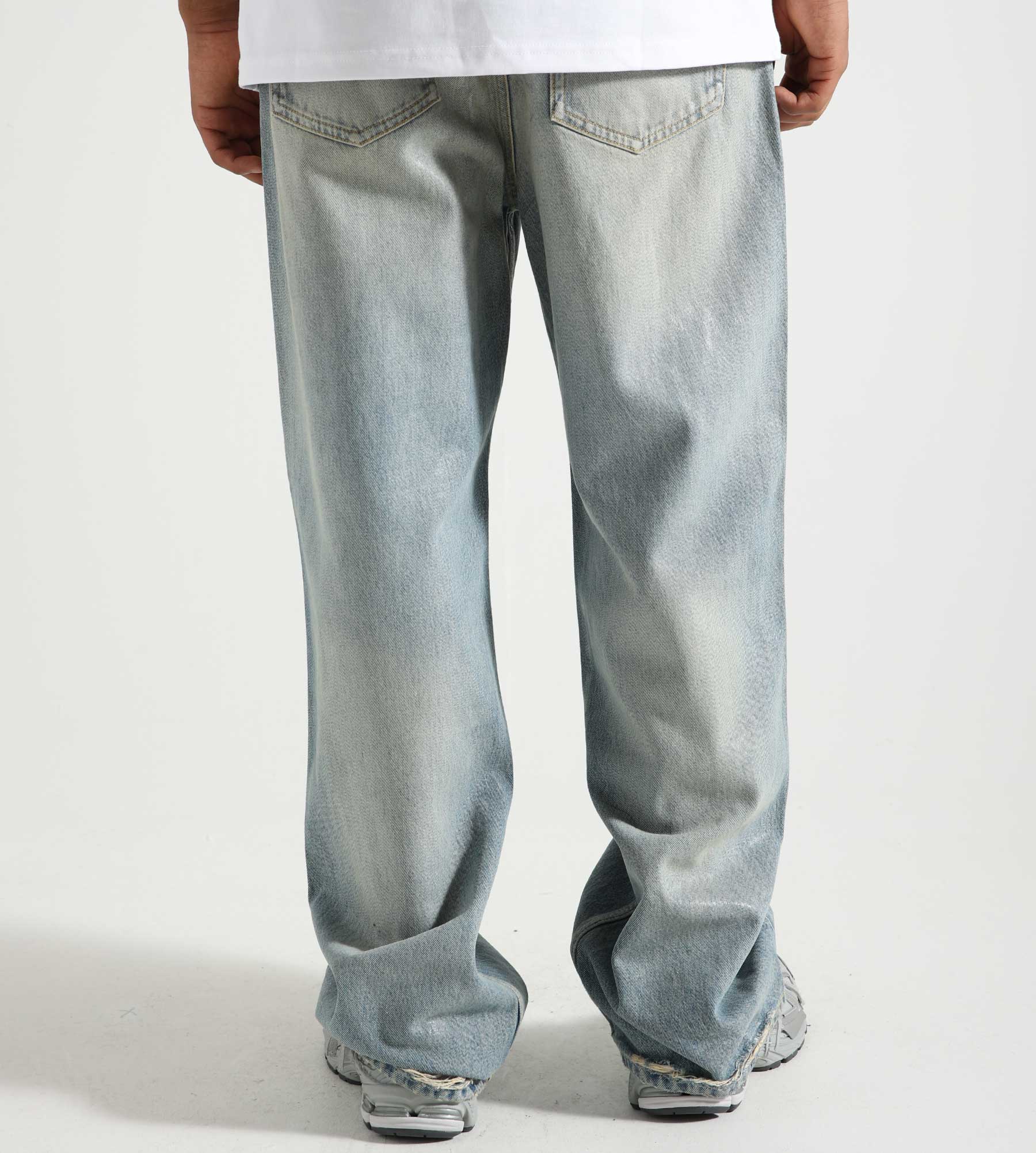 Won Hundred Genoa Coated Denim Coated Blue