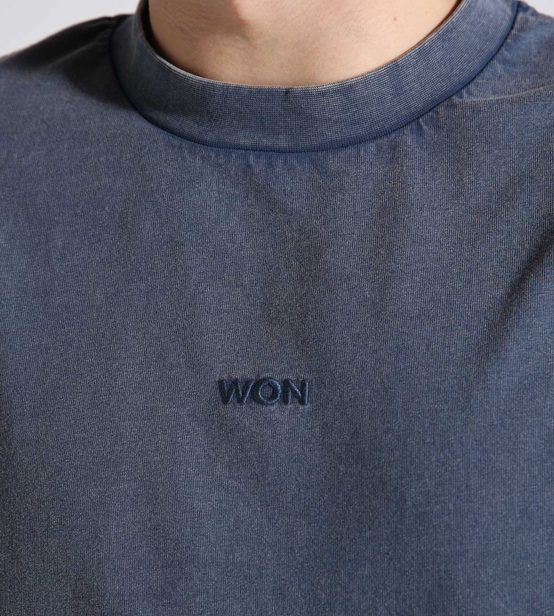 Won Hundred Staff Boxy Tee Washed Dark Denim