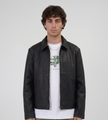 Won Hundred Dutton Leather Jacket Black