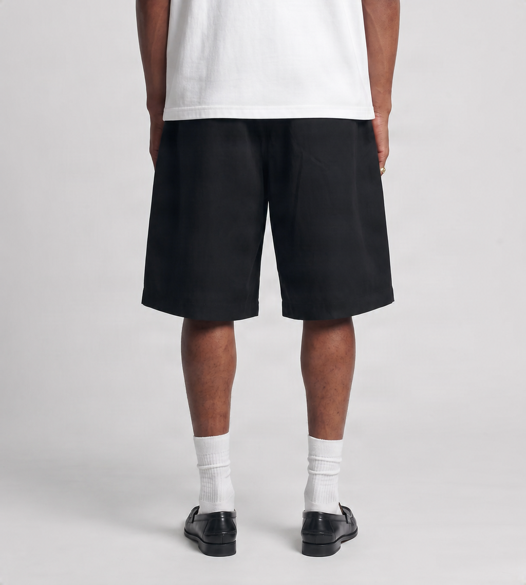 about:blank Bermuda Short Poly Black