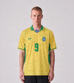 about:blank Football Jersey Polyester Yellow Green
