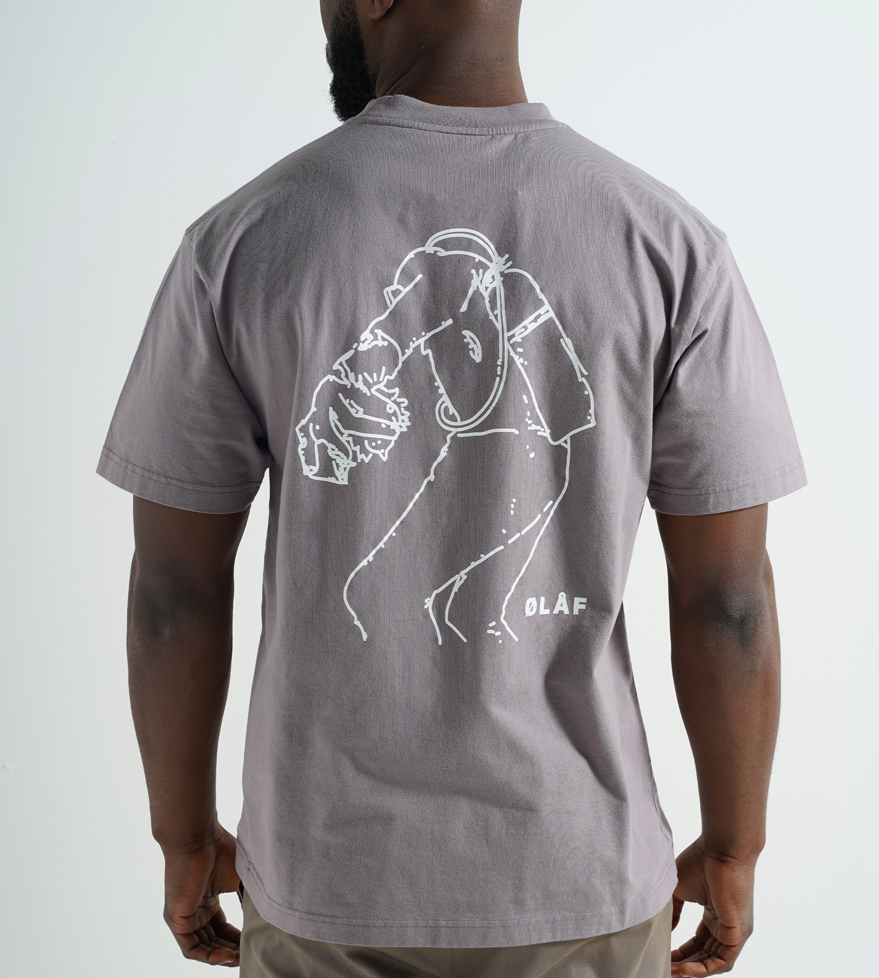 OLAF Diver Tee Stone Grey