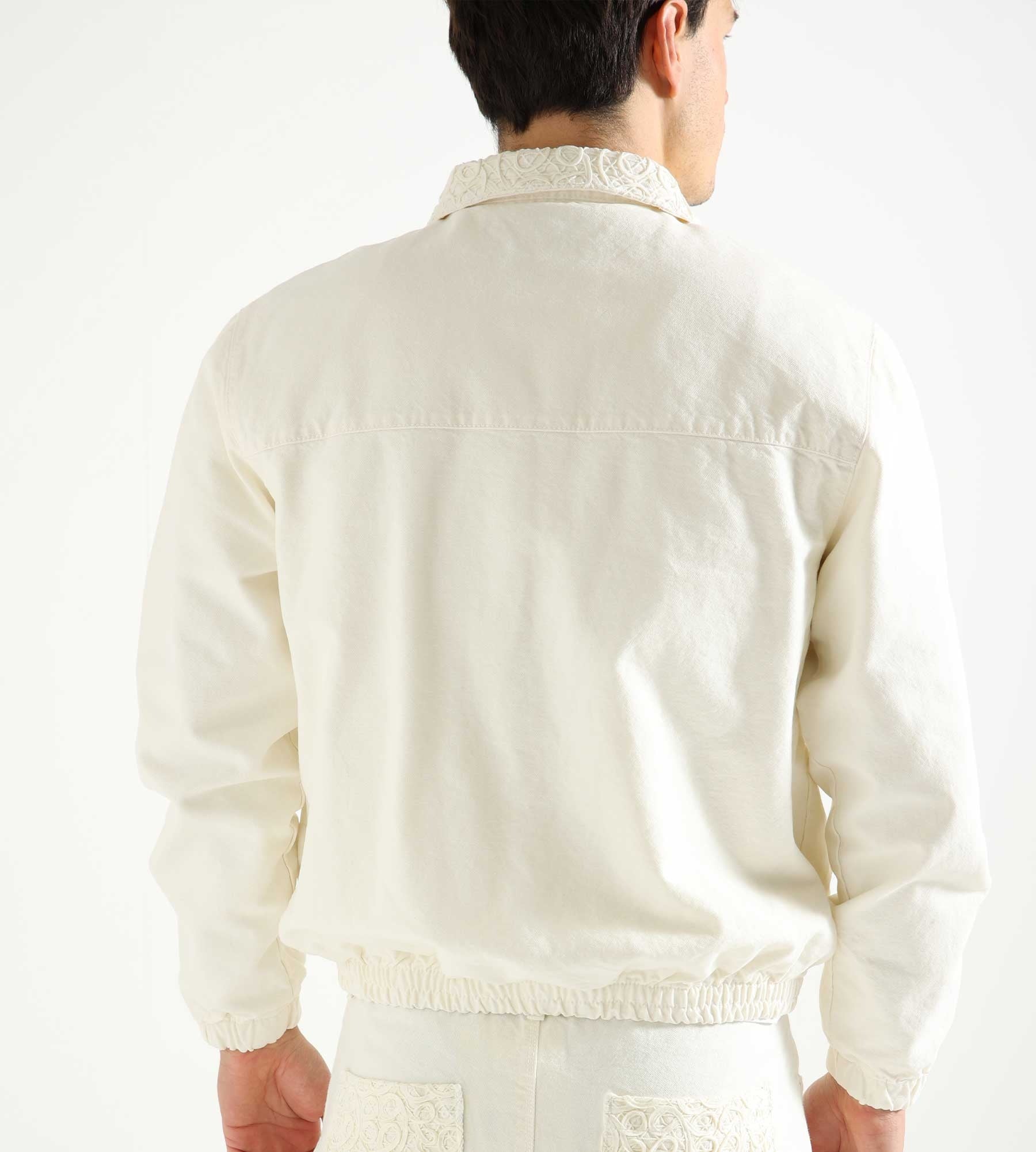 Arte Antwerp Joshua Detail Collar Jacket Cream