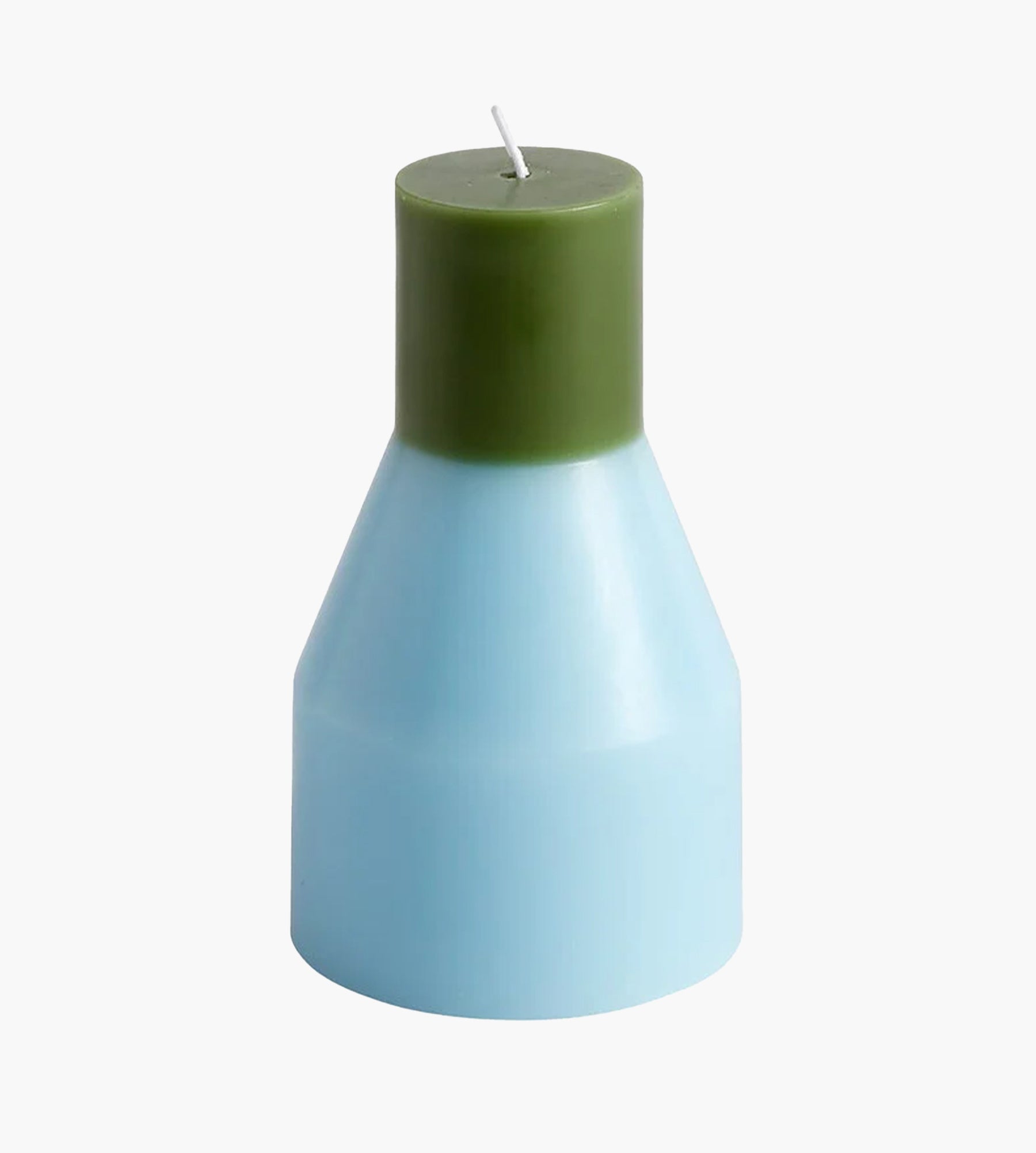 Hay Pillar Candle Small Light Blue