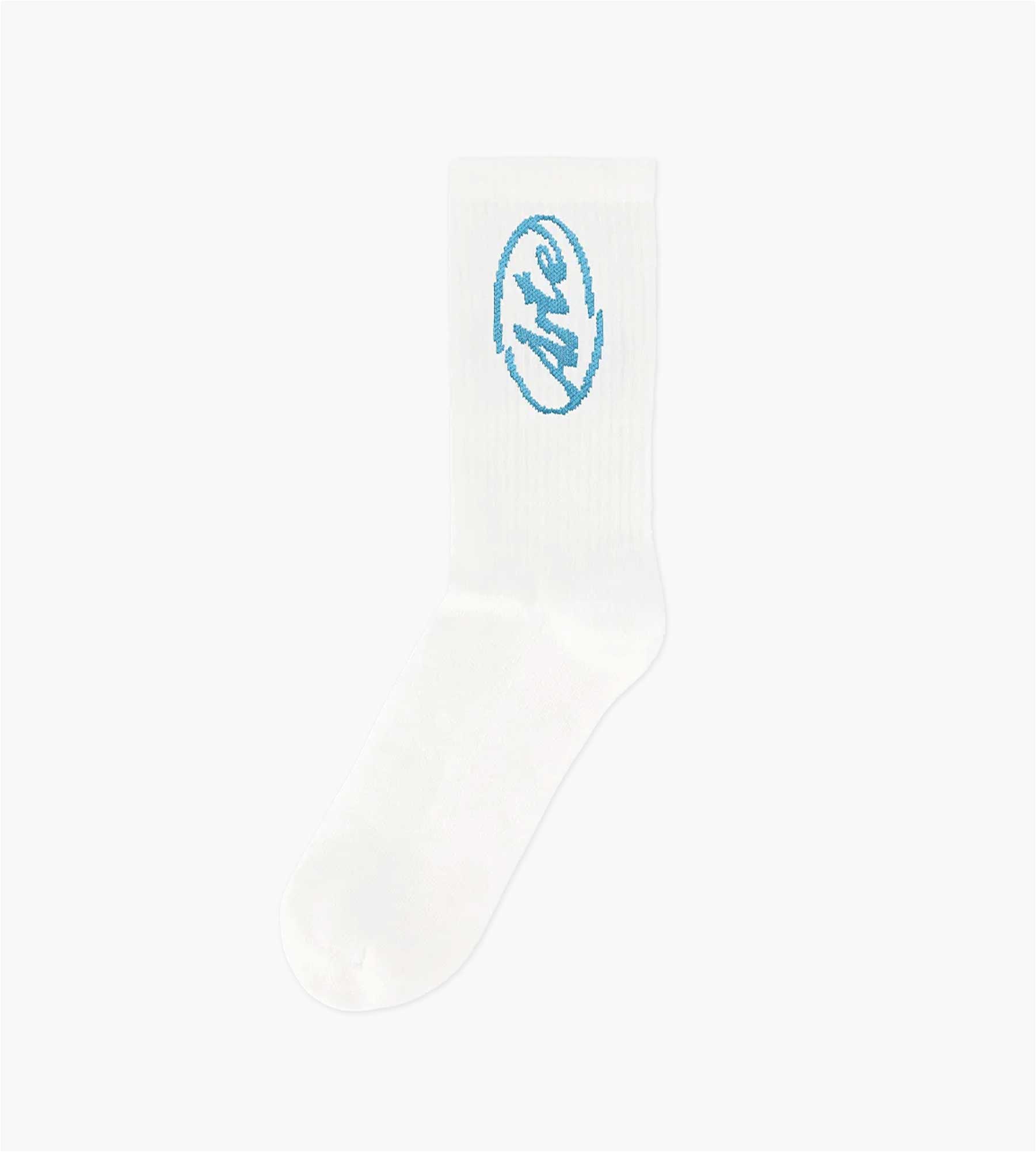 Arte Antwerp Circle Logo Socks White
