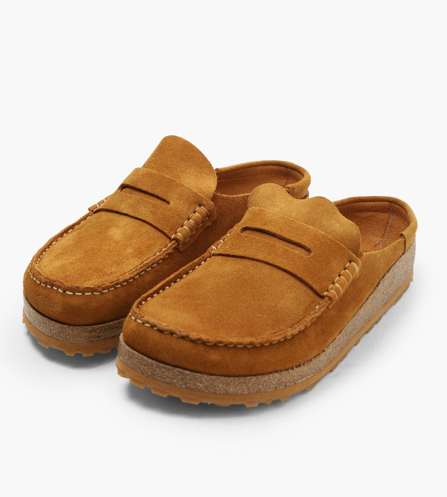 Birkenstock Naples Suede Leather Mink