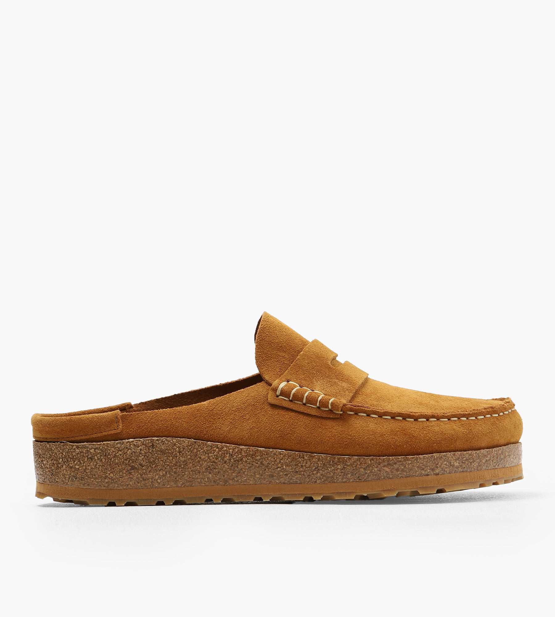 Birkenstock Naples Suede Leather Mink