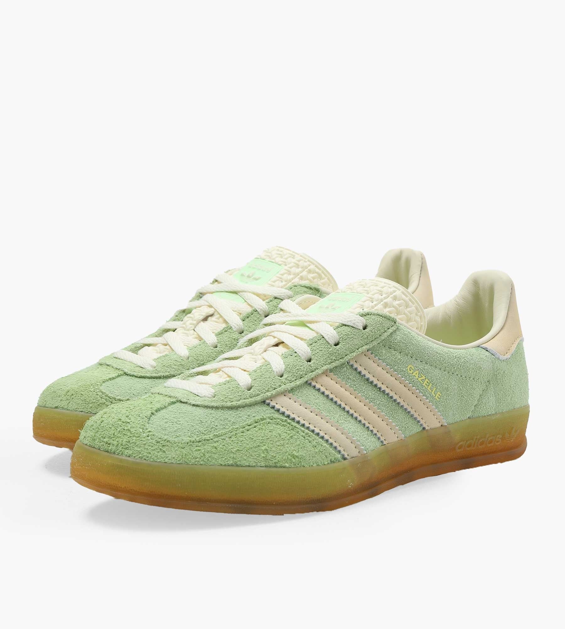 Adidas Gazelle Indoor W Semi Green Spark Almost Yellow Cream White