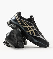靴 US6-S GEL-KINETIC FLUENT BLACK Vanilla Asics US6-S Gel-Kinetic Fluent Sneaker in Black & Vanilla