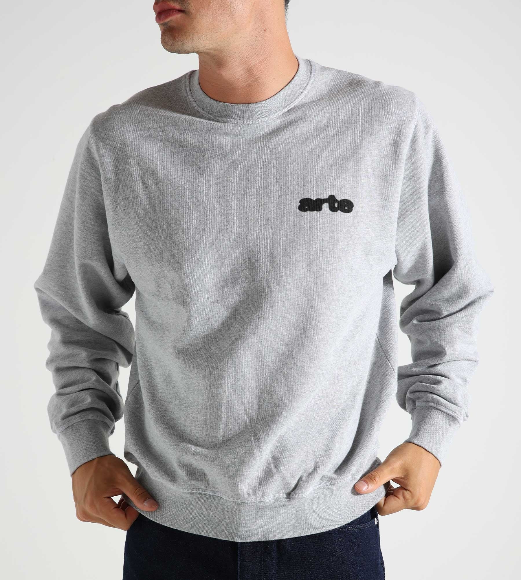 Arte Antwerp Blur Flower Crewneck Grey