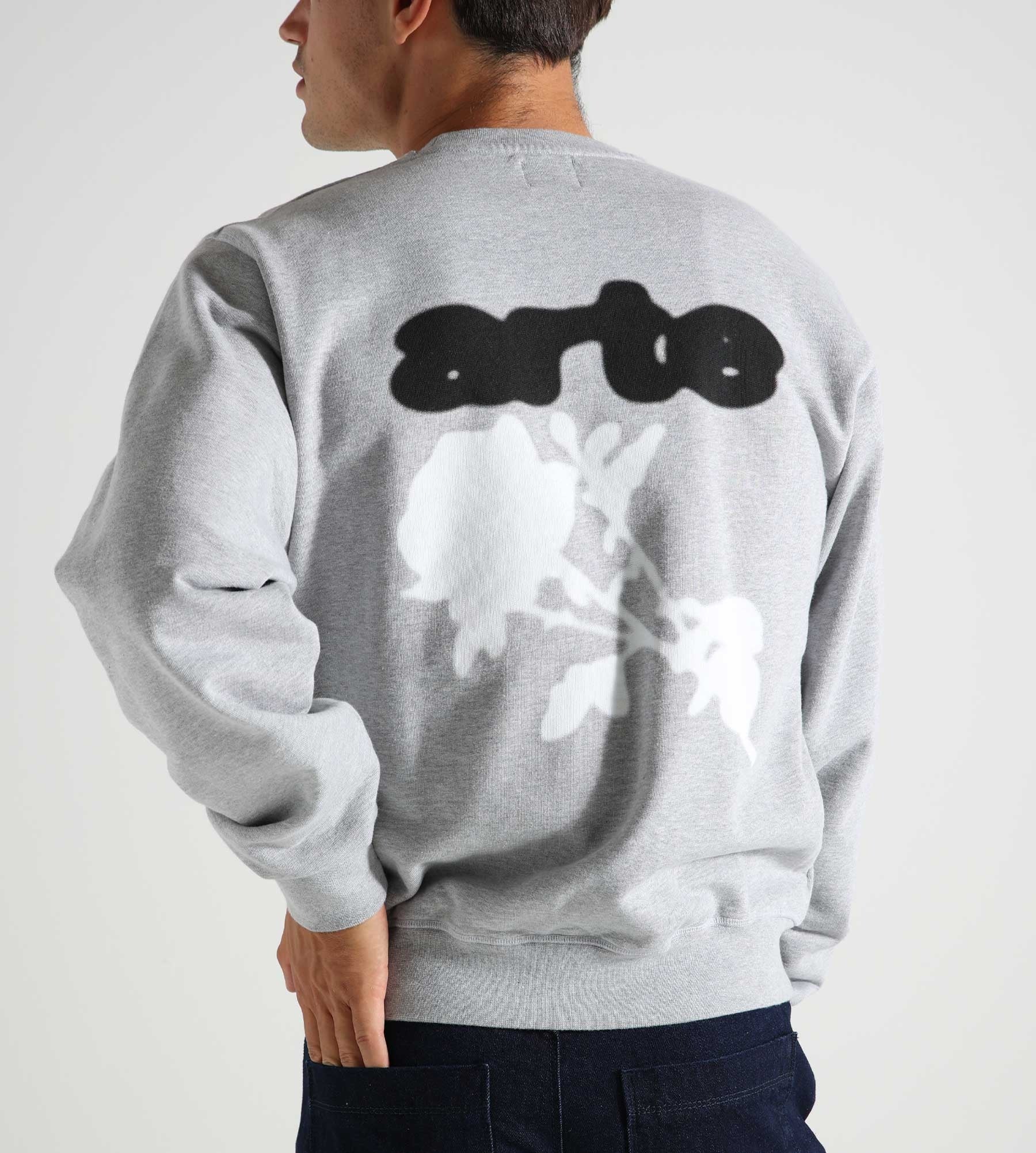 Arte Antwerp Blur Flower Crewneck Grey