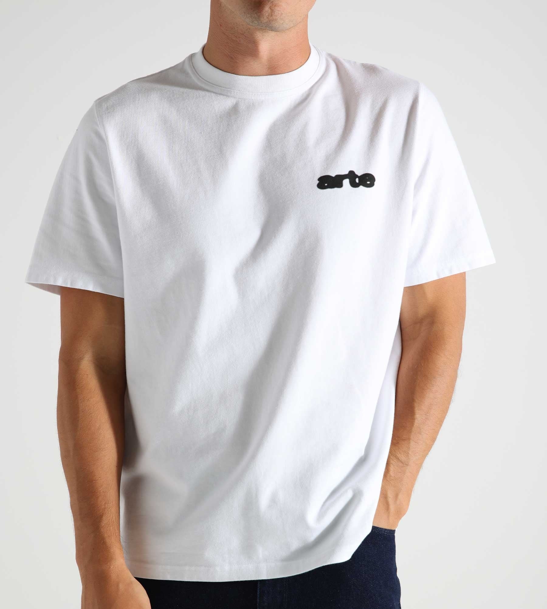 Arte Antwerp Blur Flower T-shirt White