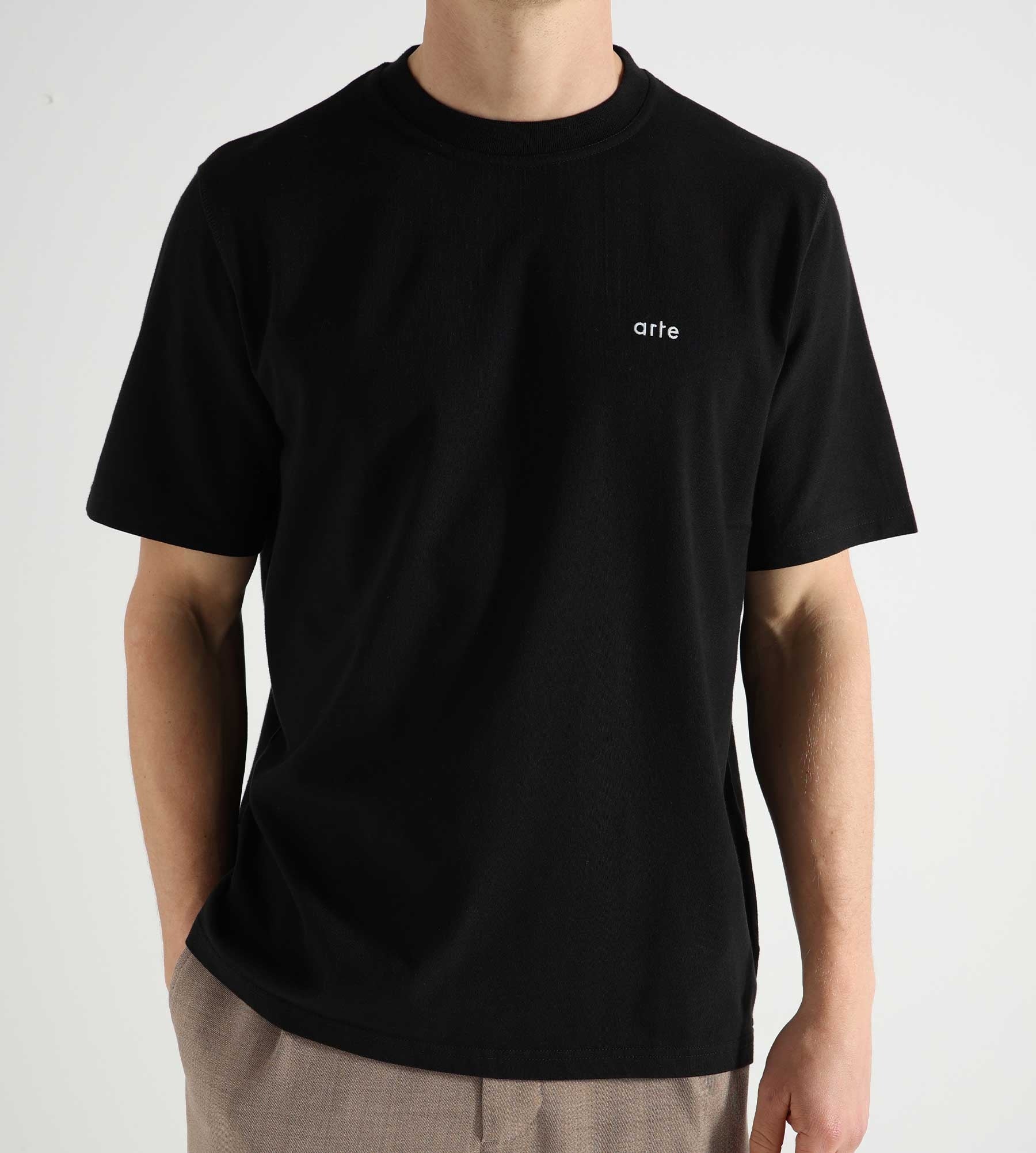 Arte Antwerp Teo Back Runner T-Shirt Black