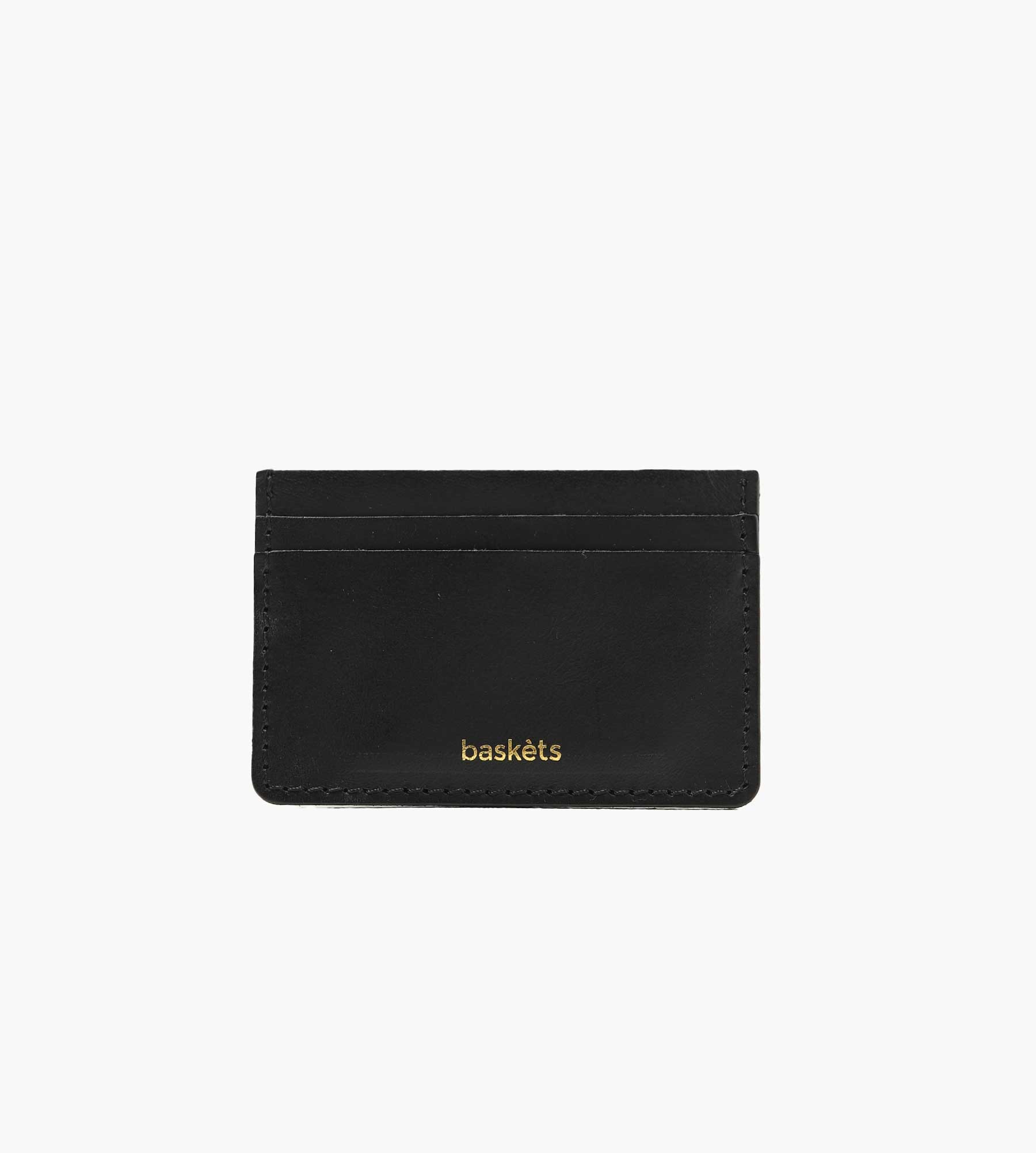 Baskèts Leather Cardholder Black