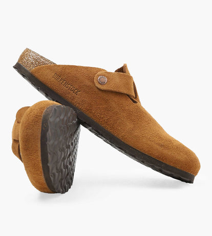 Birkenstock Boston Suede Leather Mink | Baskèts