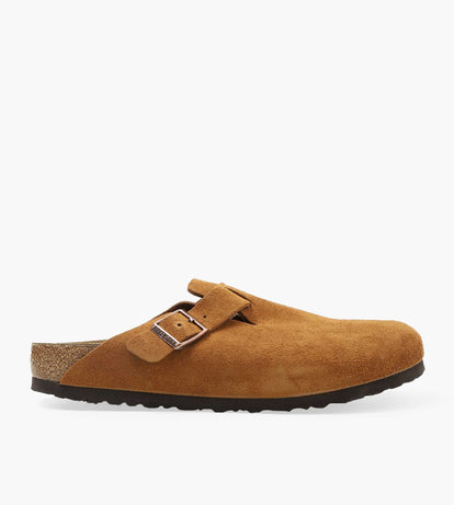 Birkenstock Boston Suede Leather Mink | Baskèts