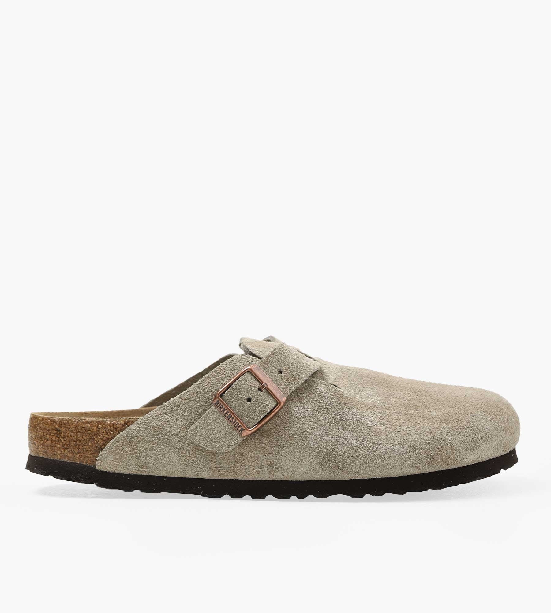 Birkenstock Boston Suede Leather Taupe