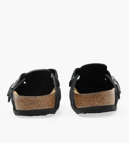 Birkenstock Boston Suede Leather Black | Baskèts