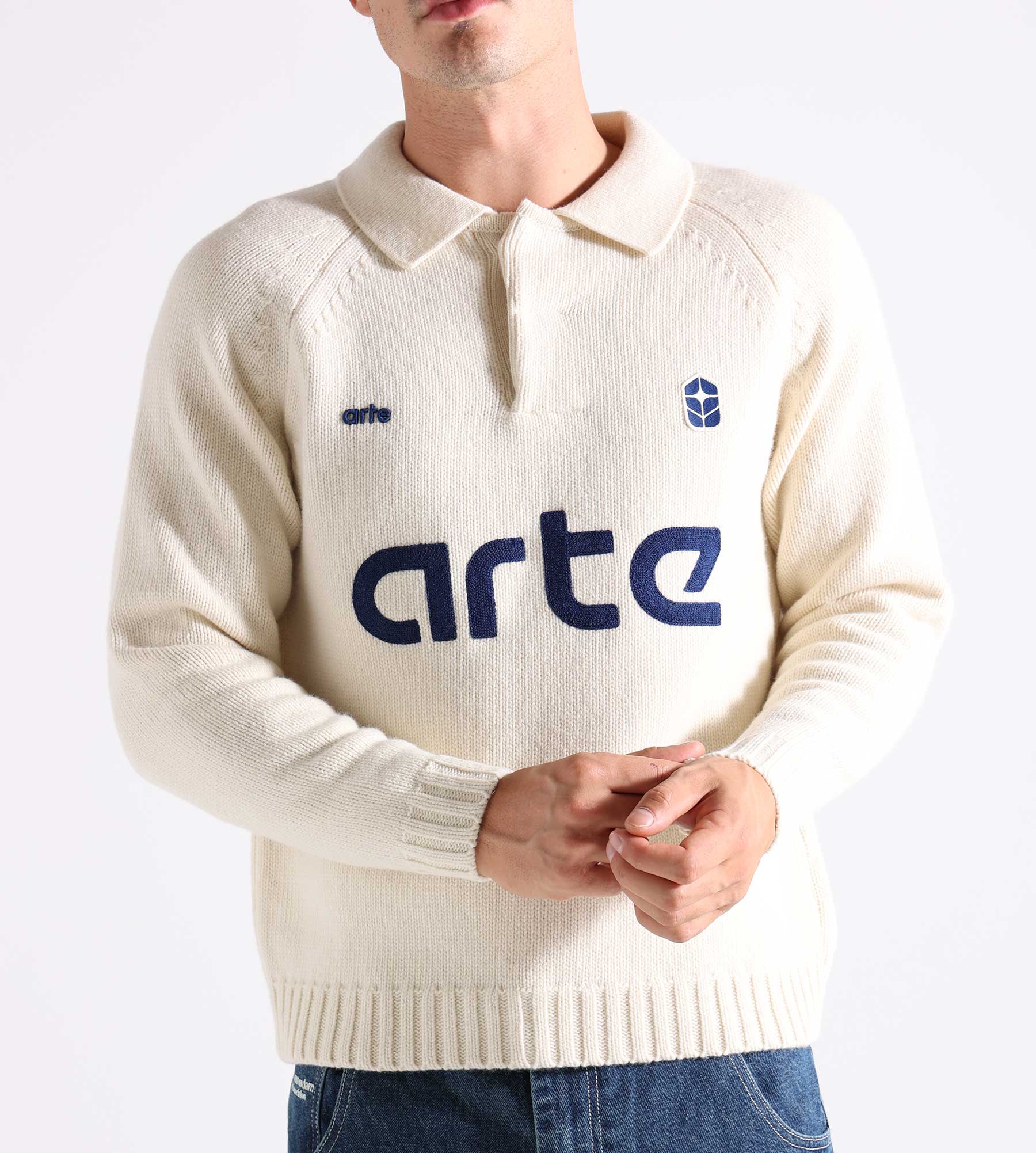 Arte Antwerp Football Knit Cream