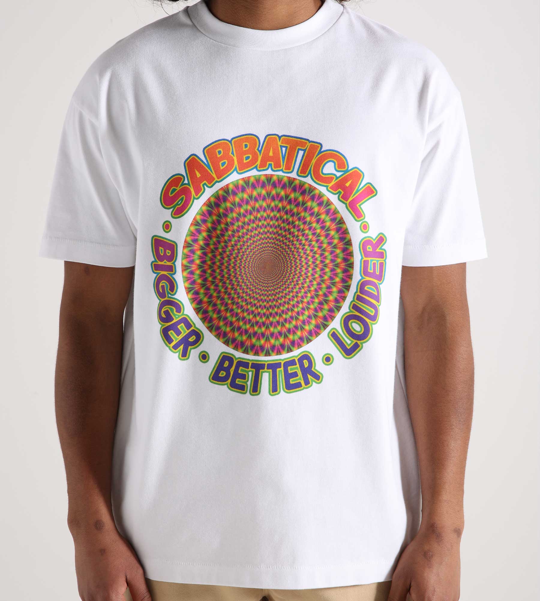 Sabbatical Bigger, Better, Louder T-Shirt White