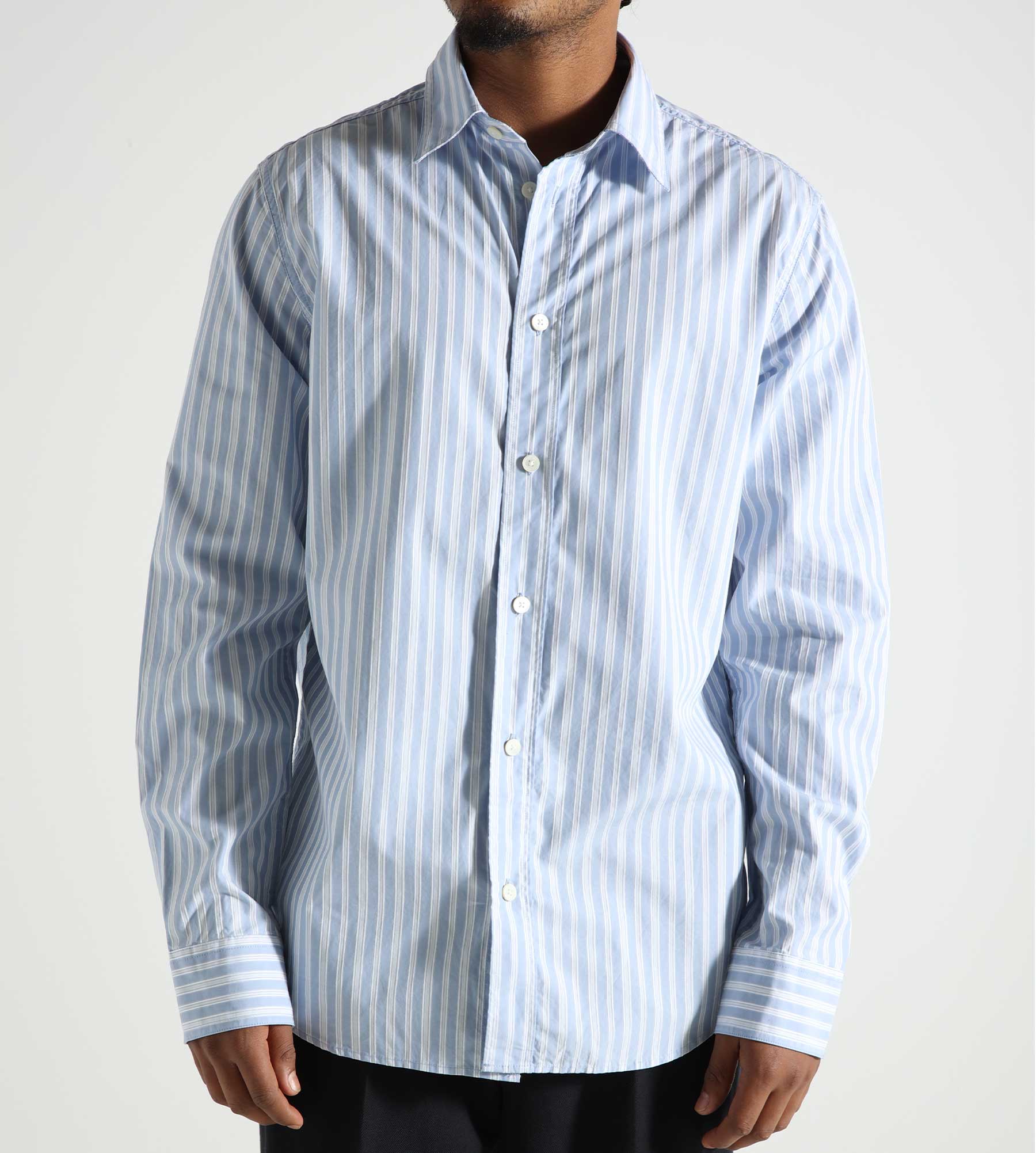 NN.07 Colby Shirt 5973 Sea Stripe