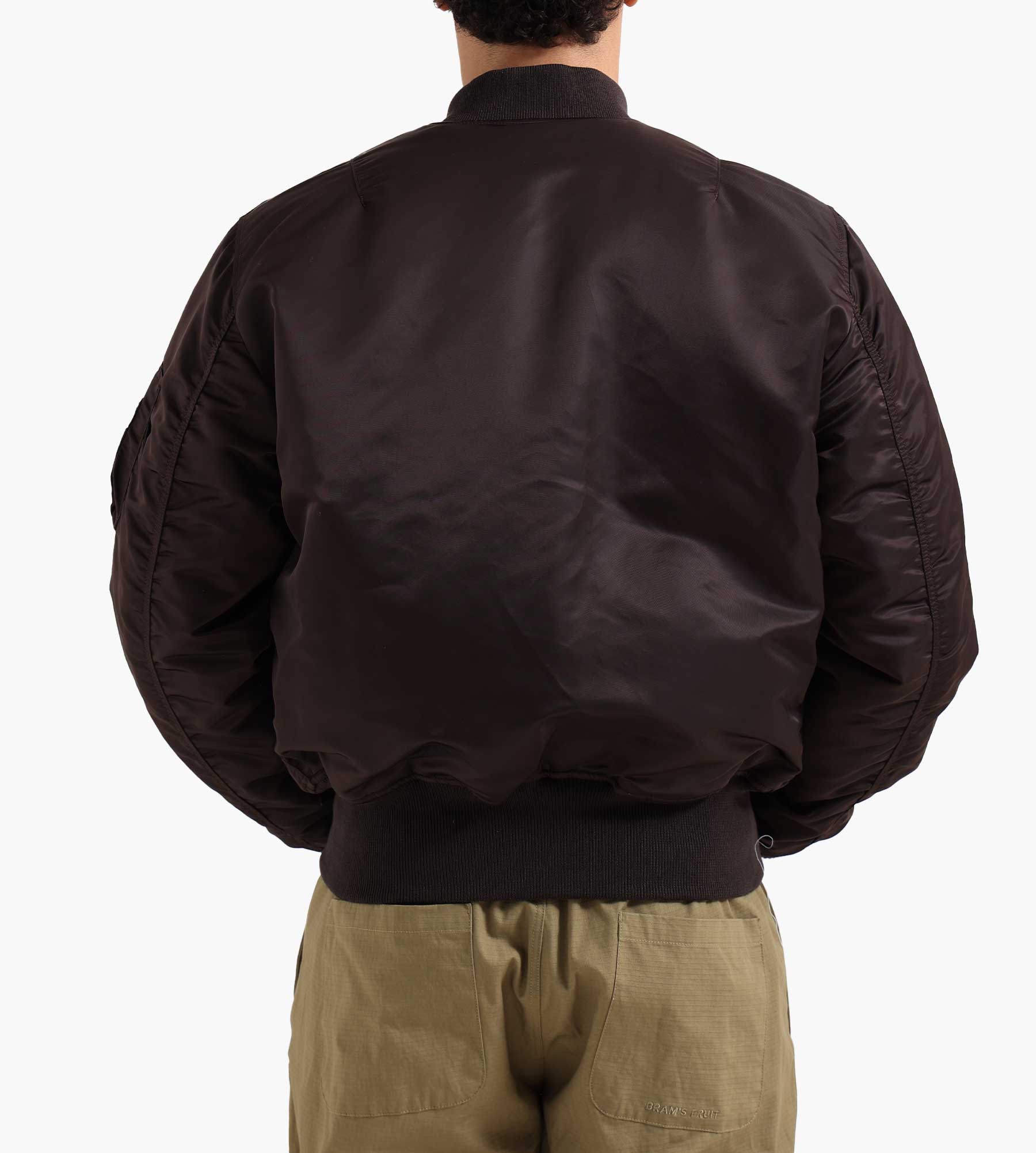 Alpha Industries MA-1 Heritage Bomber Jacket Hunter Brown