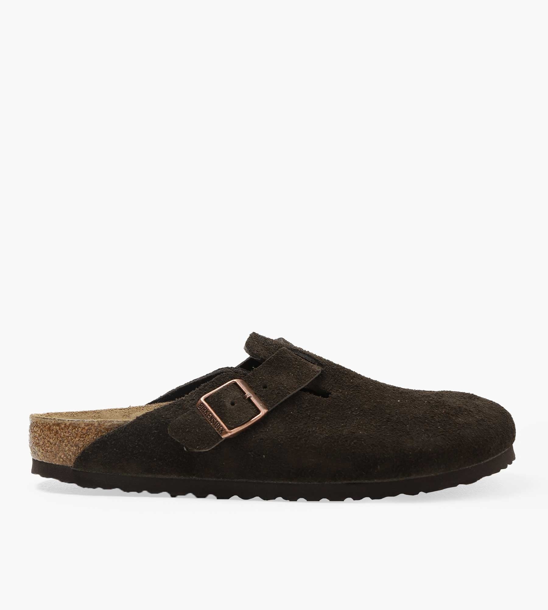 Birkenstock Boston Suede Leather Mocha