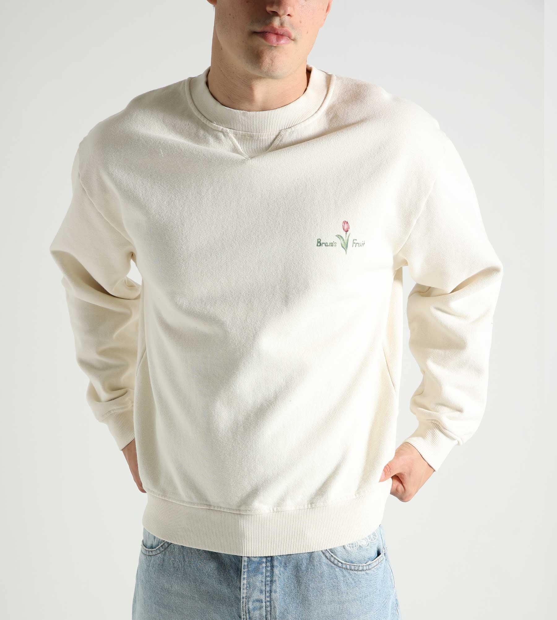 Bram's Fruit Tulip Crewneck Off White