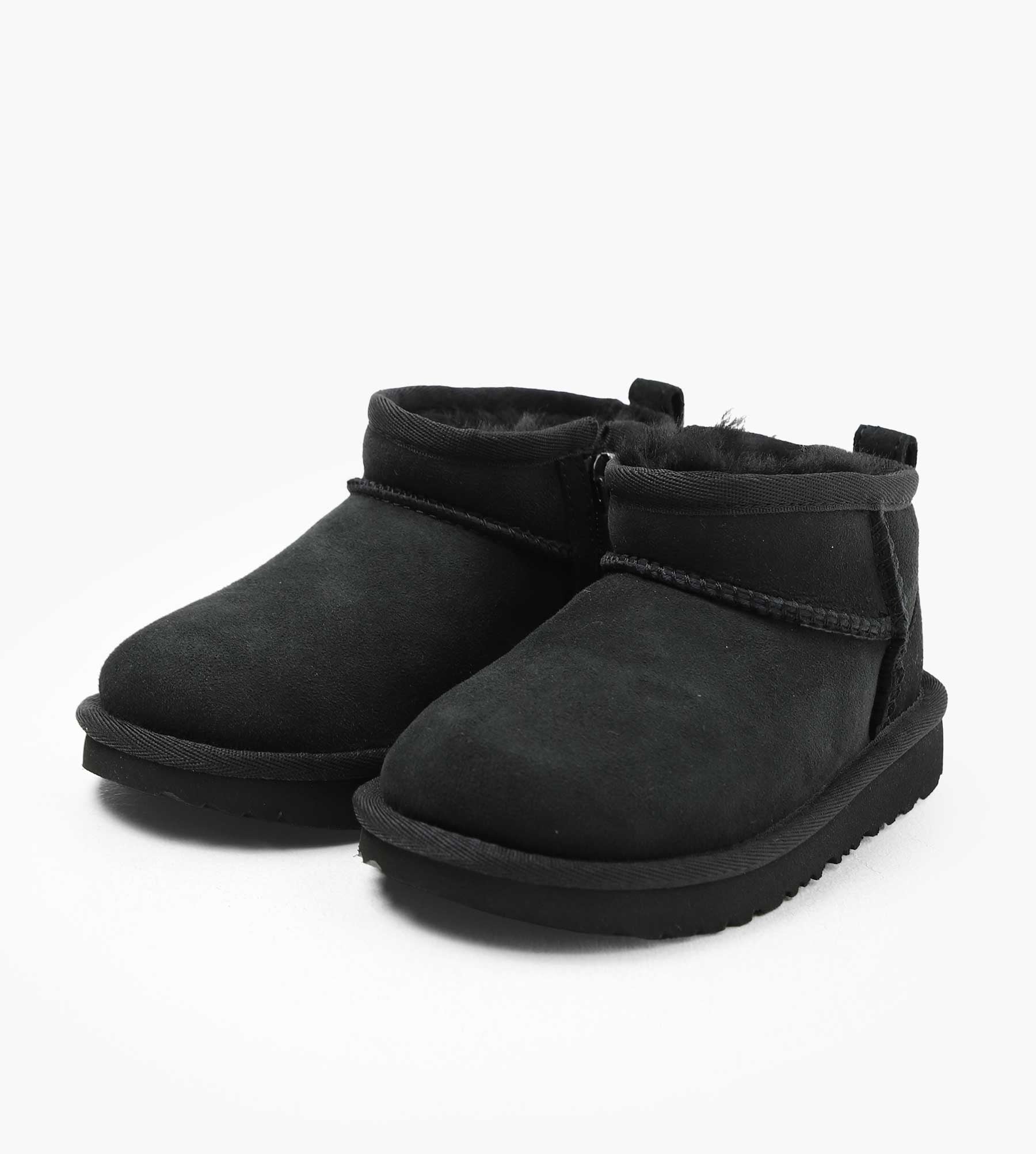 UGG T Classic Ultra Mini Black Kids