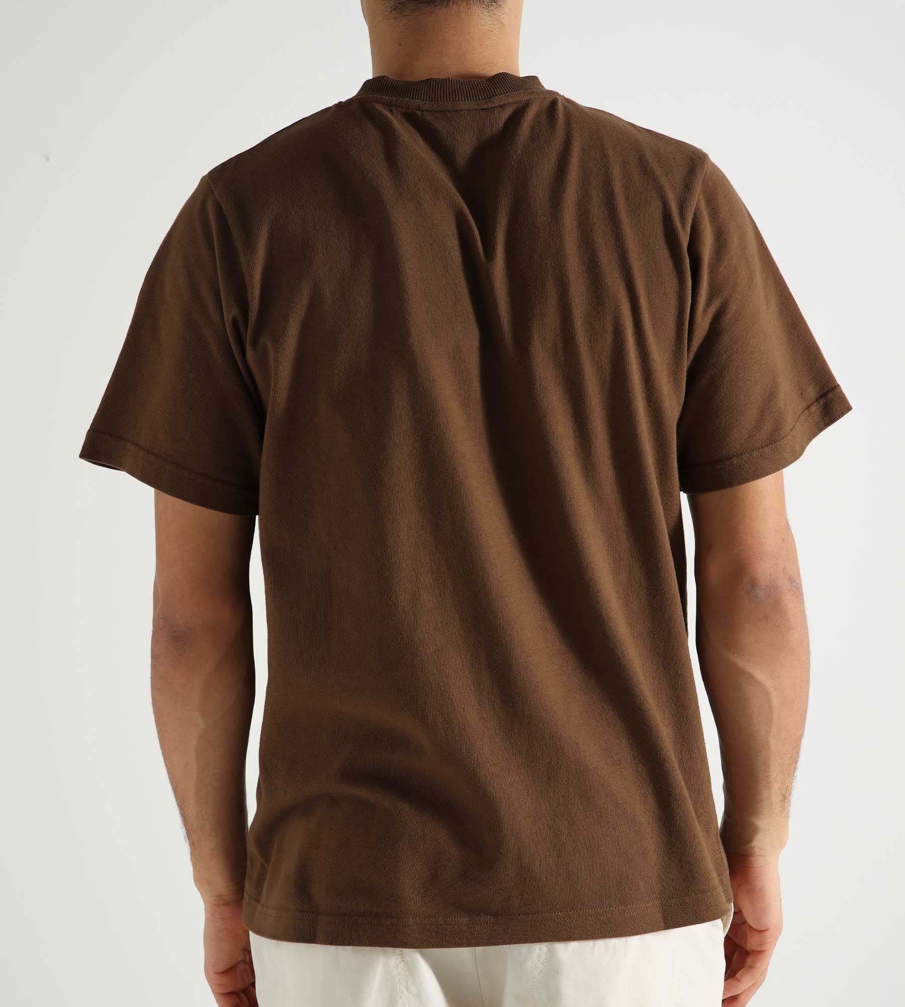 Bram's Fruit Lemon Outline T-shirt Brown