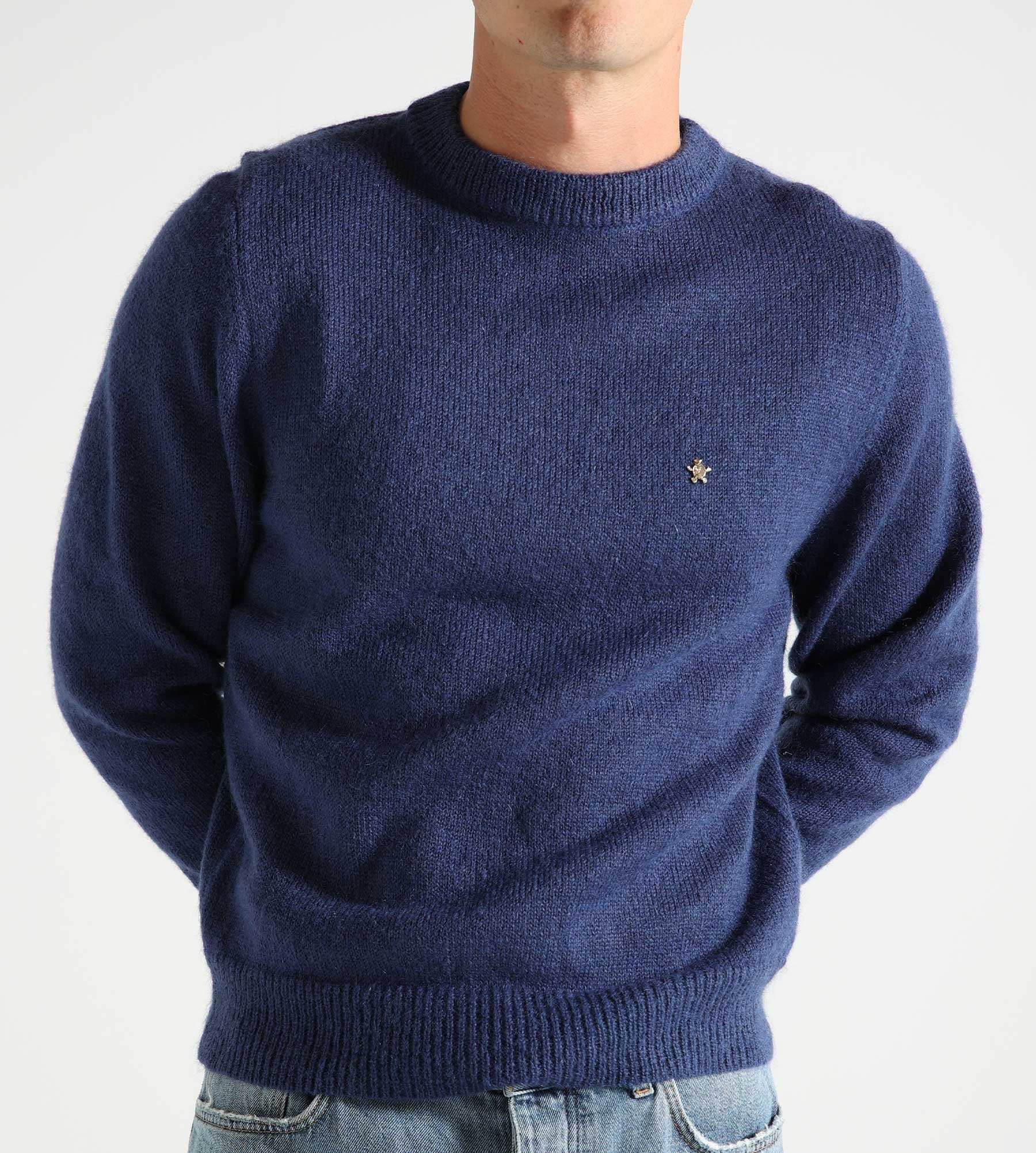 Bram's Fruit Gold Lemon Knit Navy