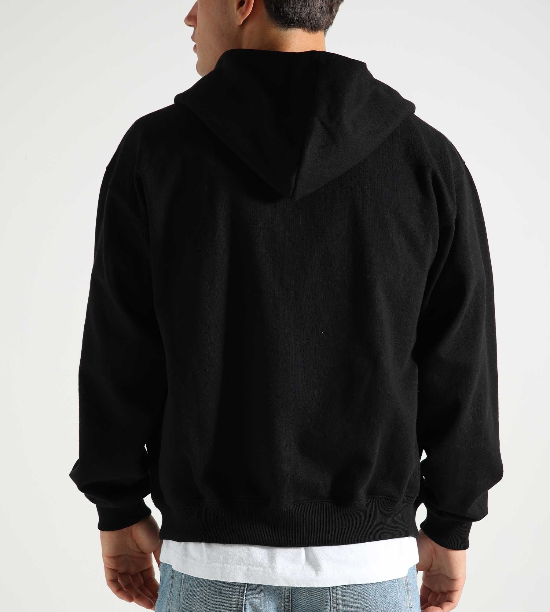 Bram's Fruit Lemon Buckle Zip up Hoodie Black