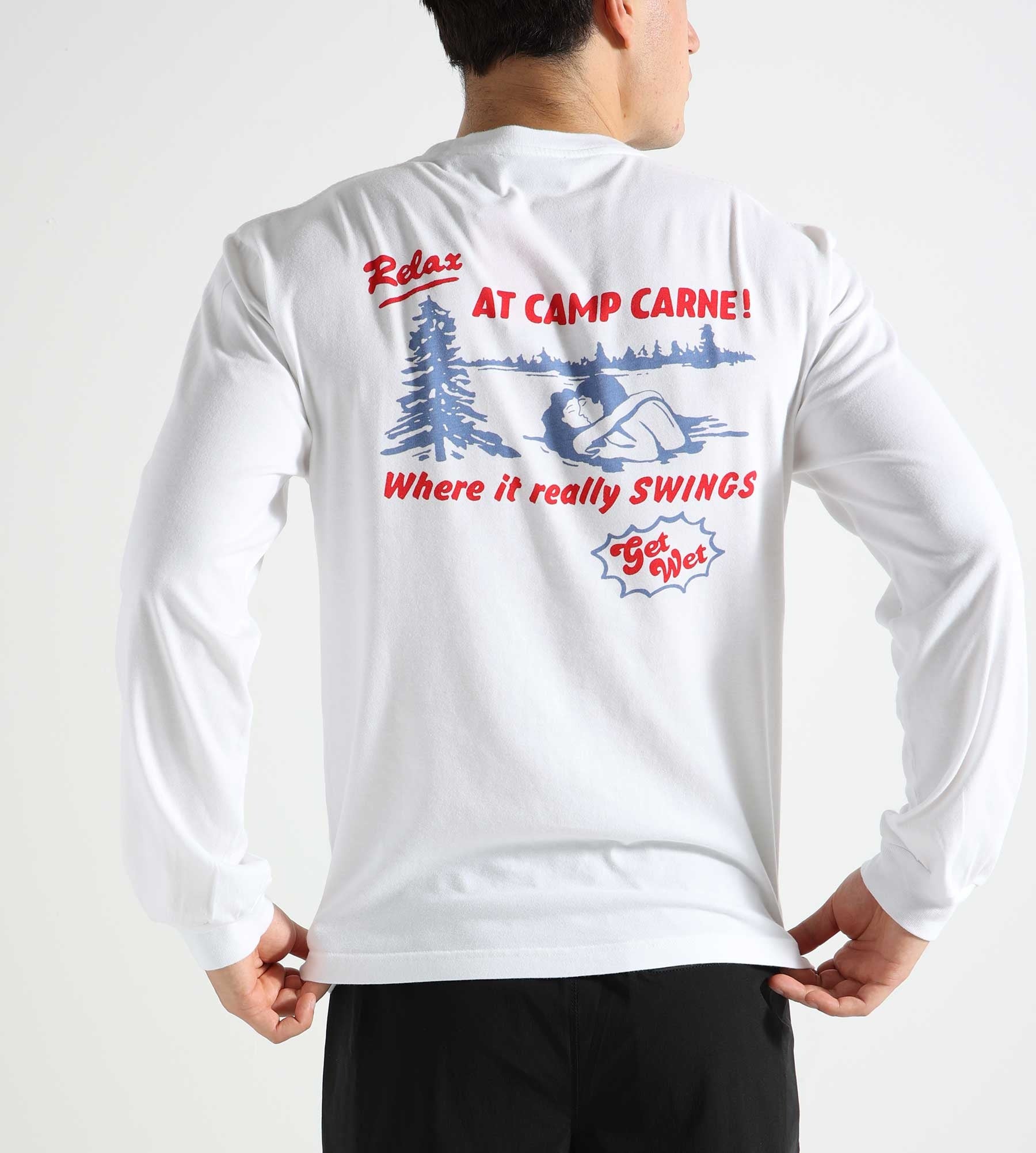 Carne Bollente Camp Carne Longsleeve White