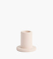 HAY Tube Candleholder Concrete Small Light Pink