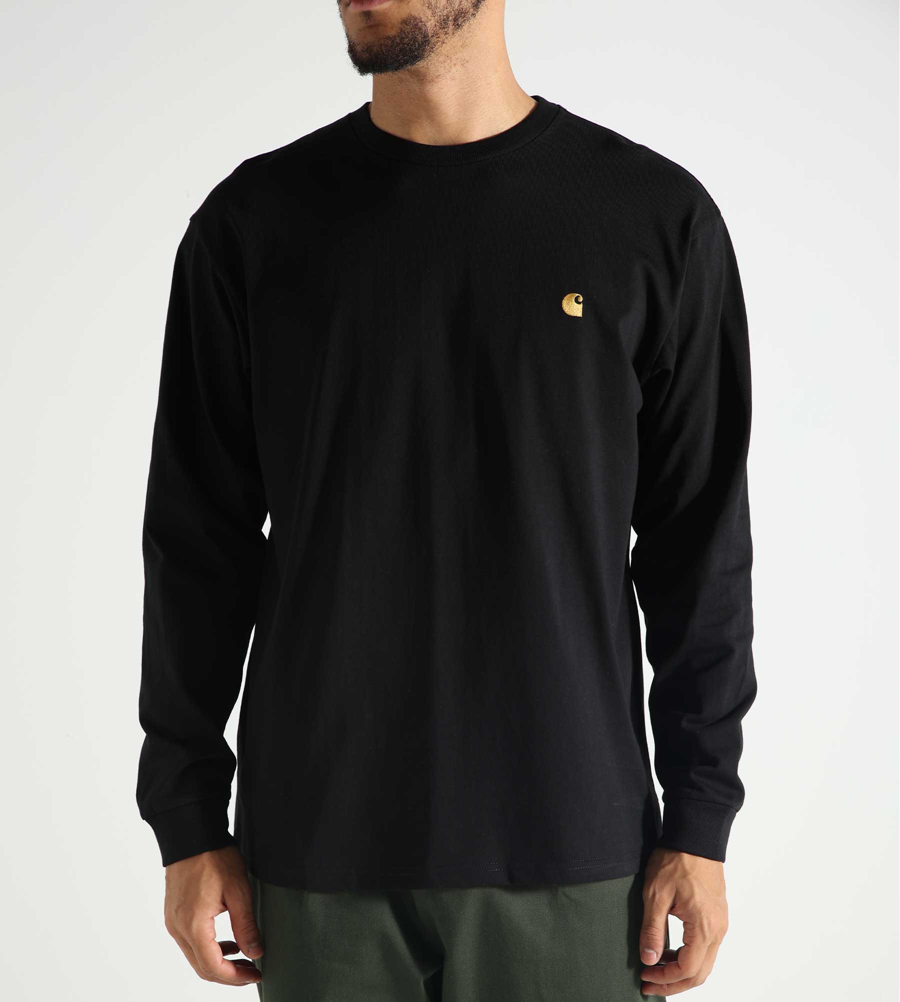 Carhartt WIP Longsleeve Chase Black Gold