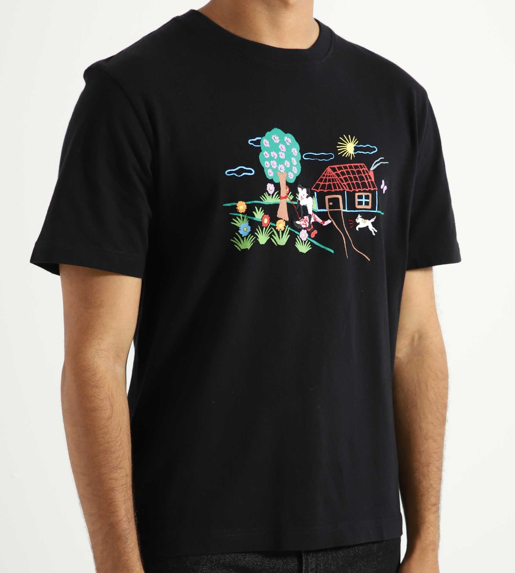 Carne Bollente Coloring Boots T-Shirt Black