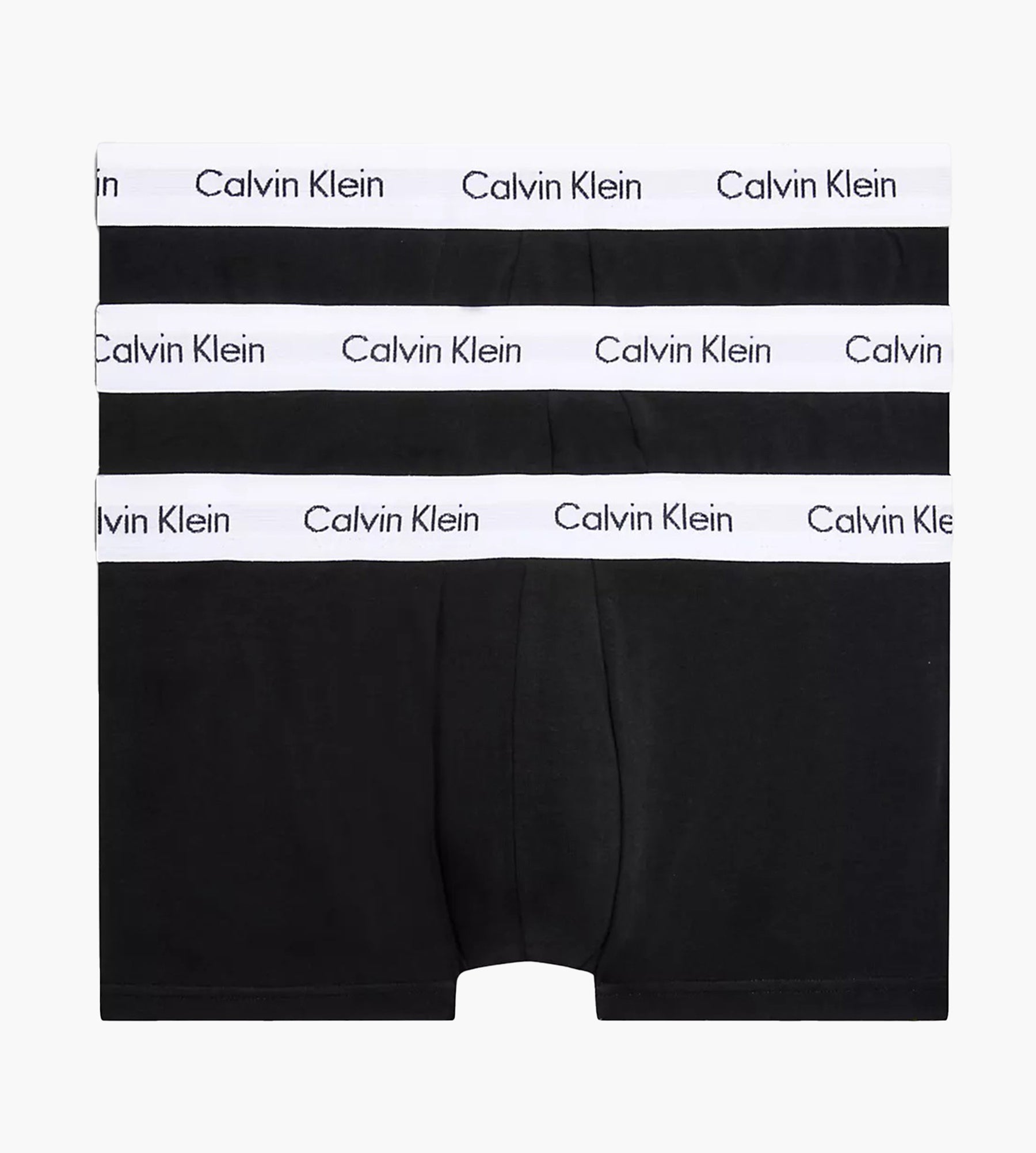 Calvin Klein 3 Pack Low Rise Trunk Black