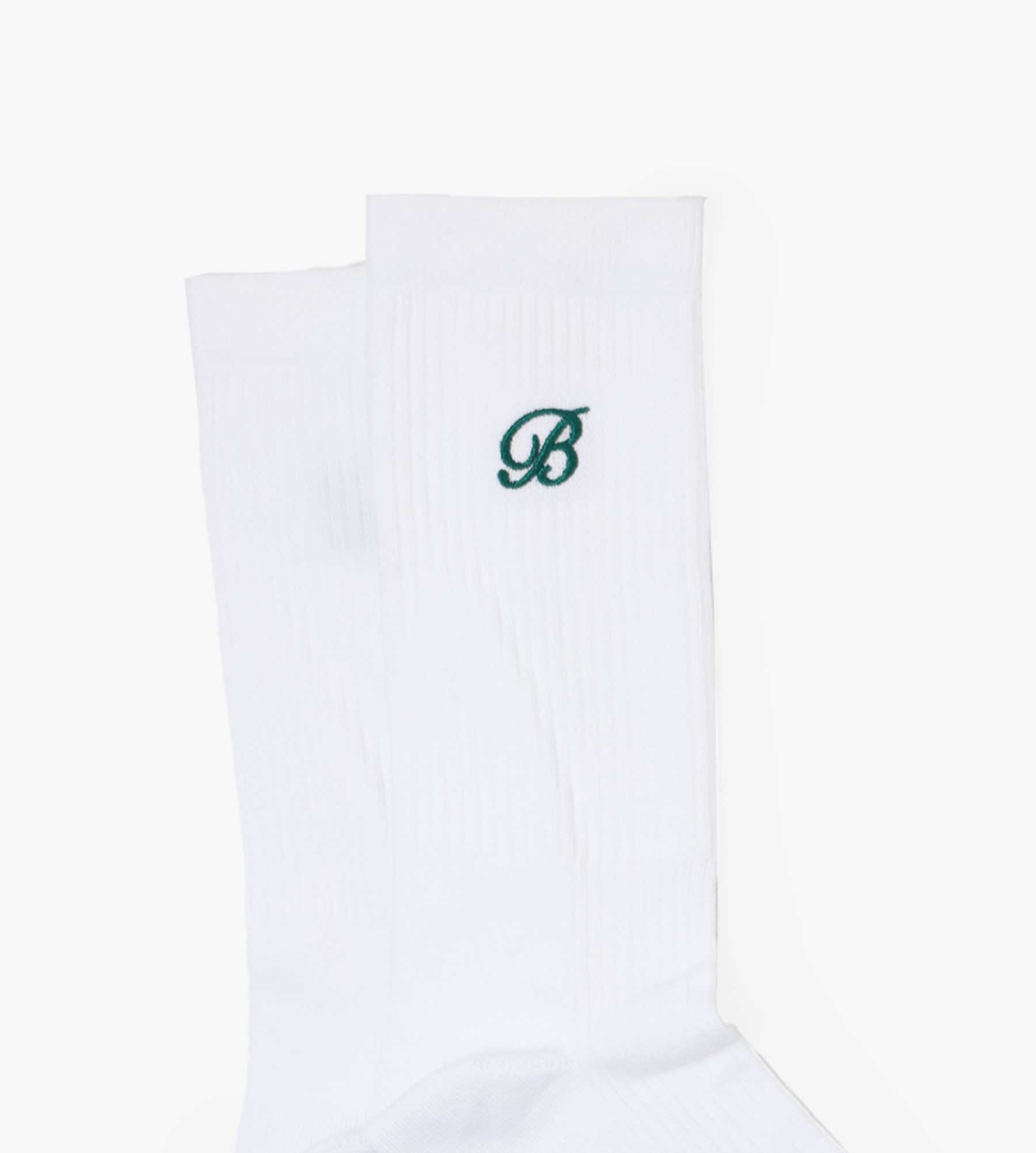 Baskèts Socks White Green