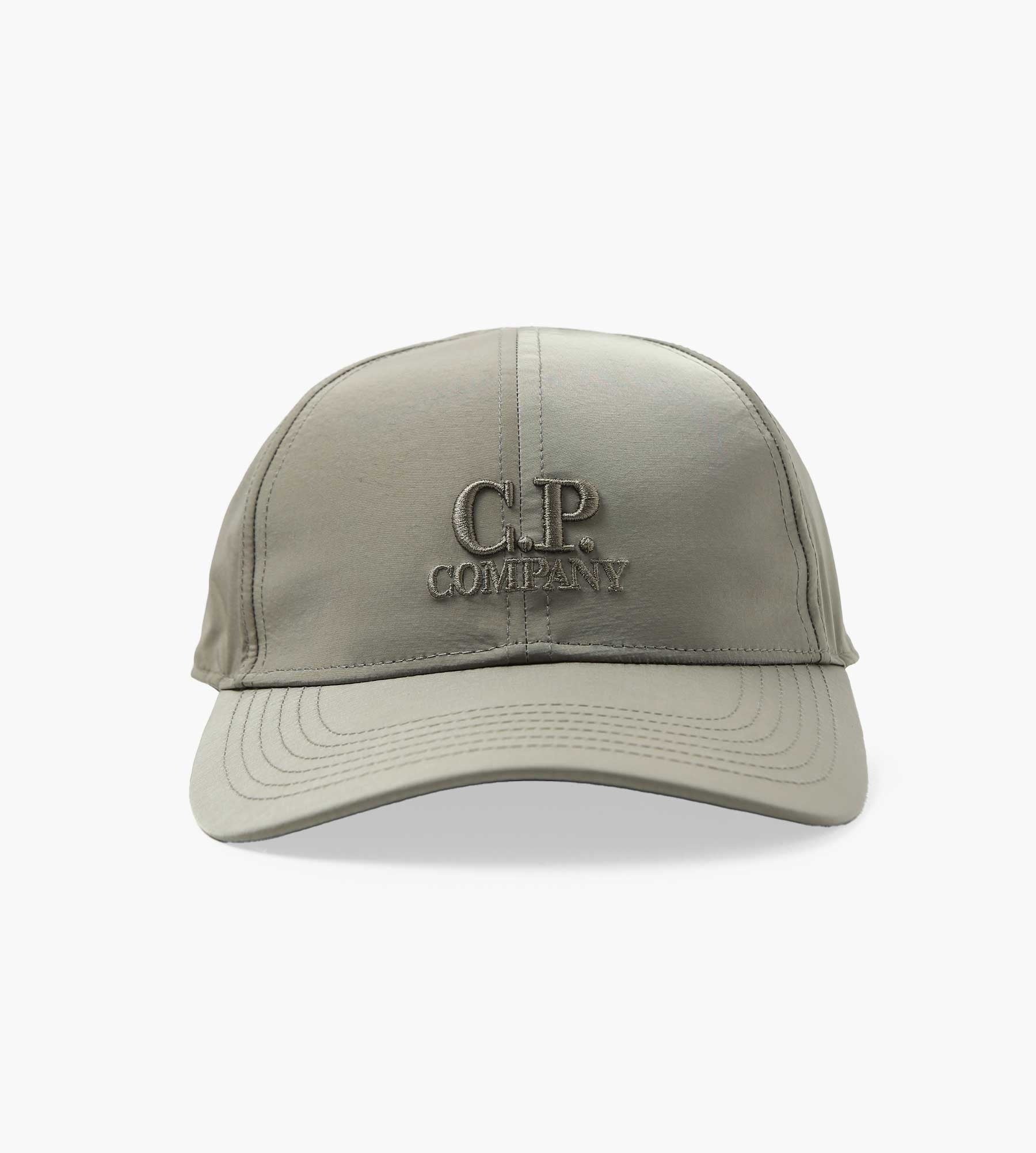 C.P. Company Chrome-R Logo Cap Walnut