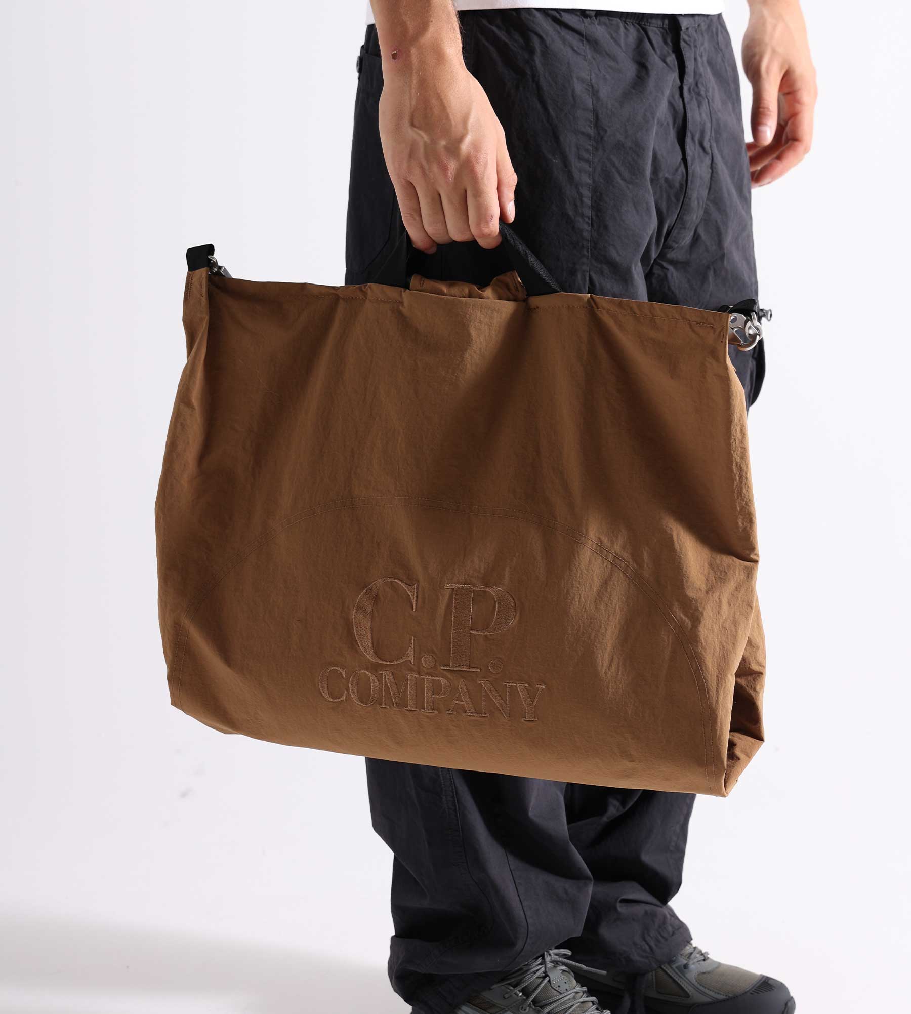 C.P. Company Accessories Bag In Plain Paper Touch Toffee