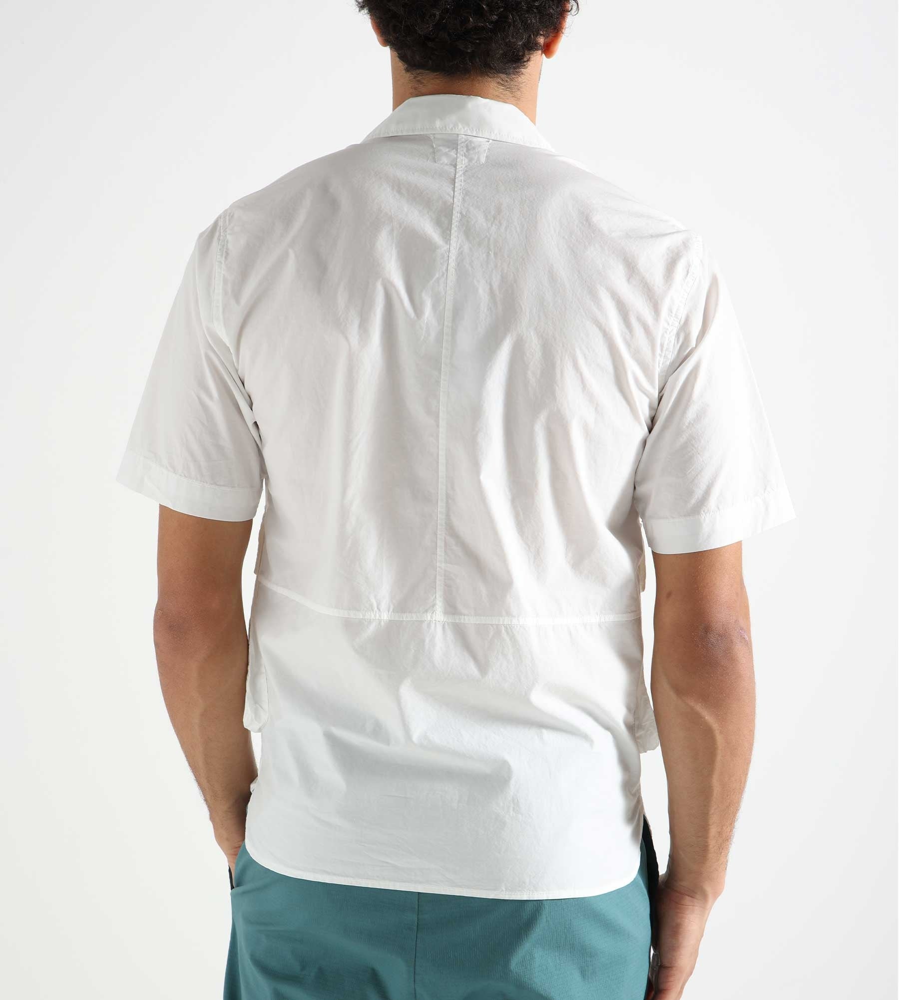 C.P. Company Popeline Pocket Shirt Gauze White