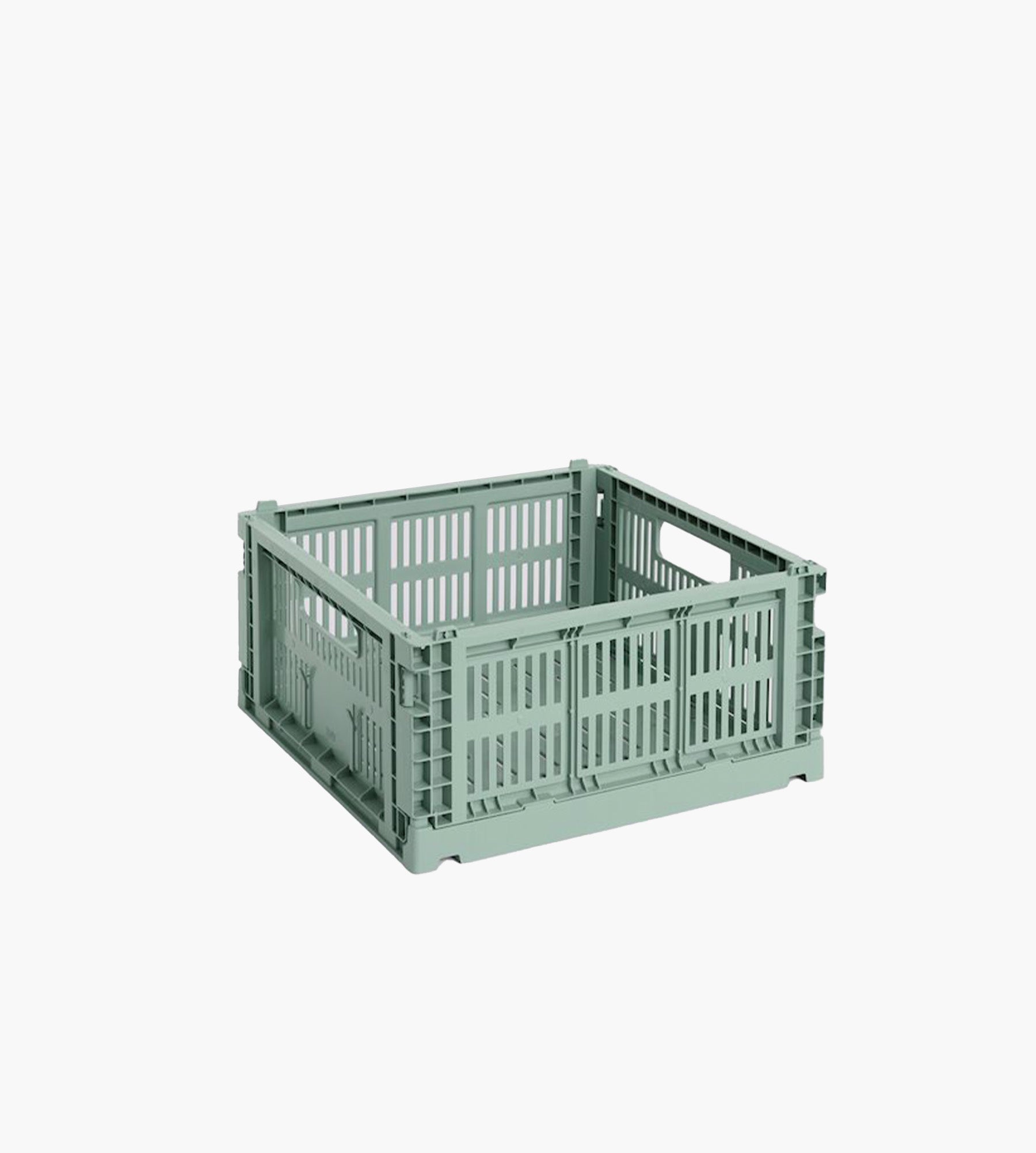 HAY Colour Crate Medium Square Sage Green
