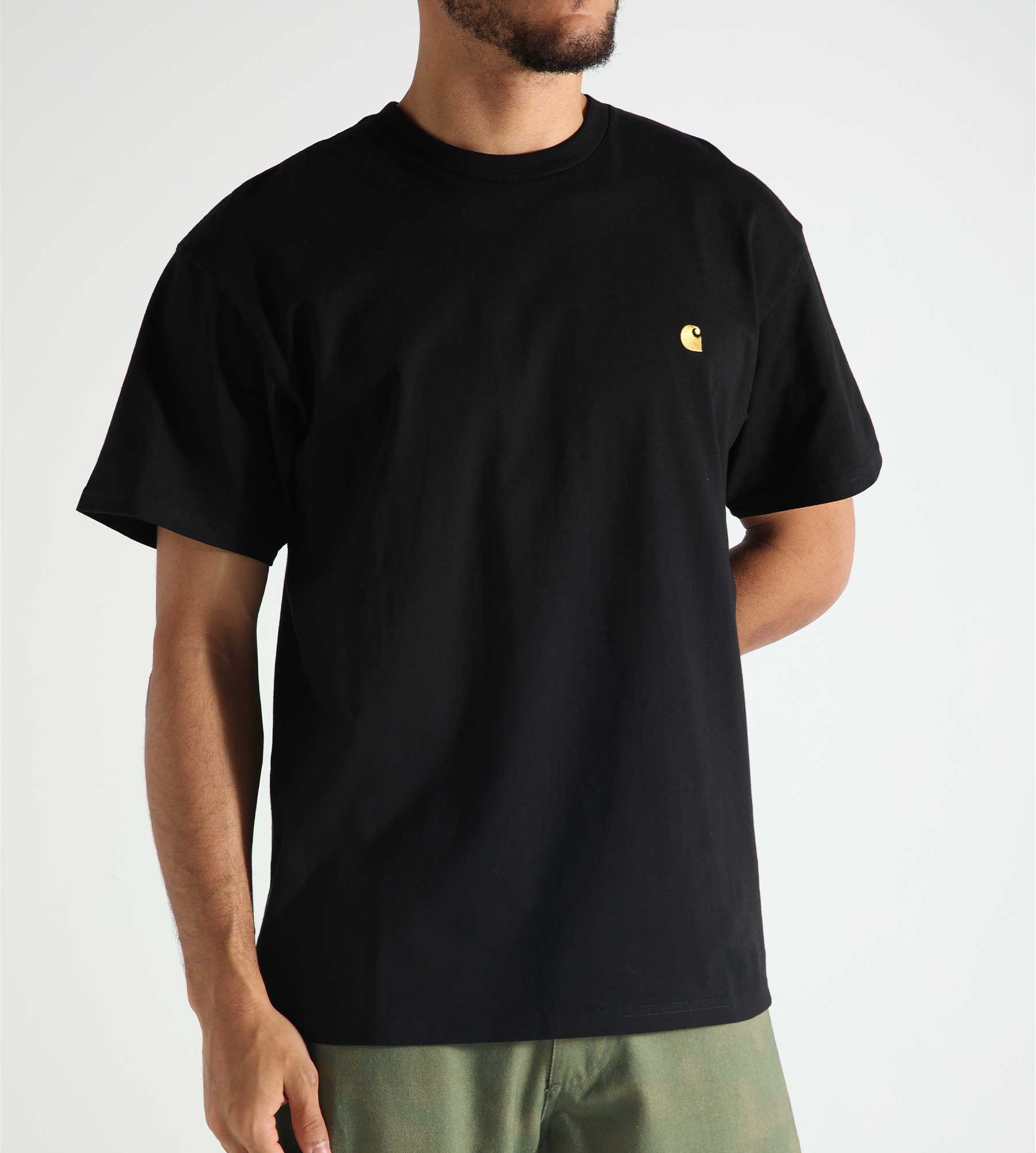 Carhartt WIP Chase T-Shirt Black Gold