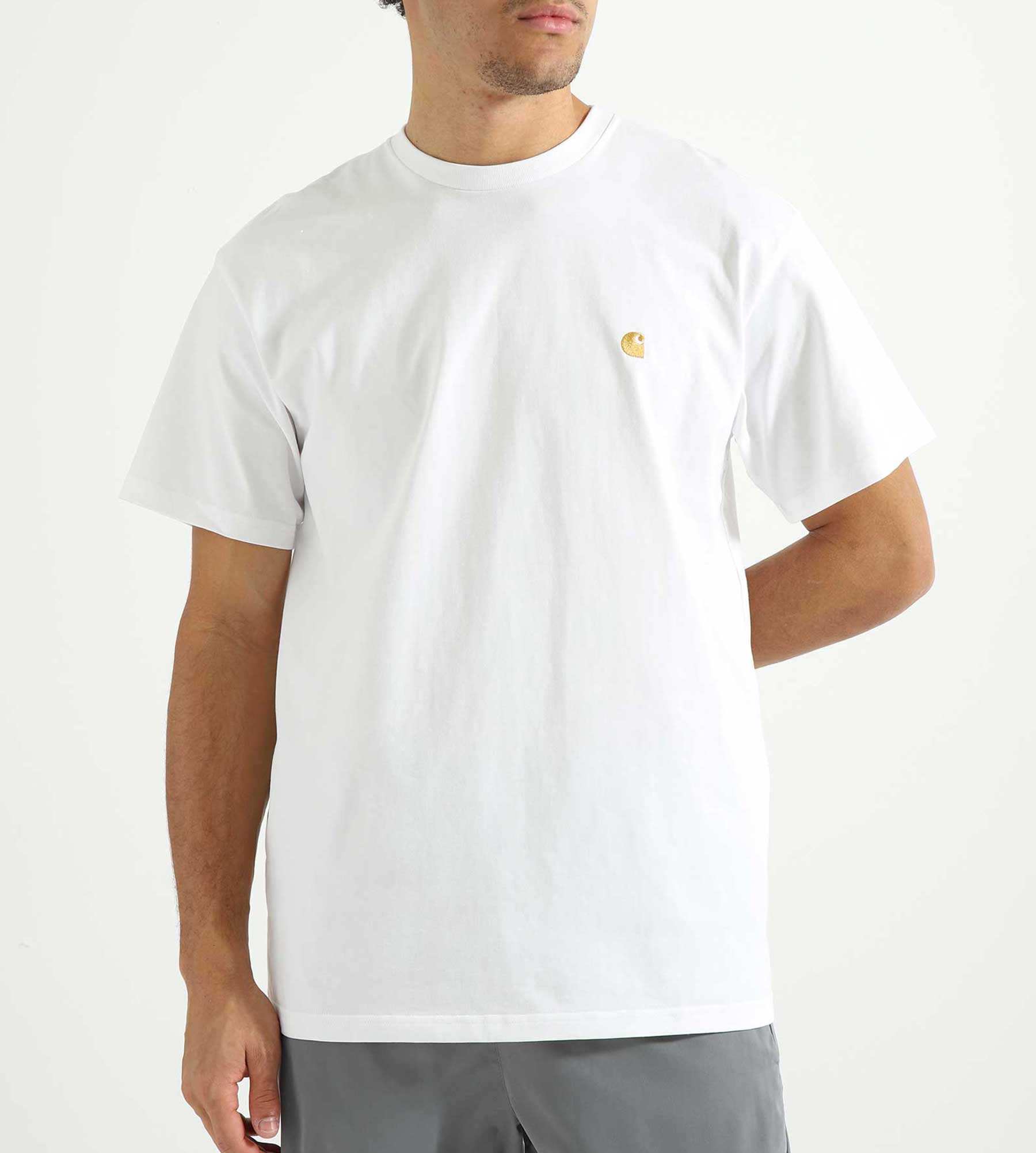 Carhartt WIP Chase T-Shirt White Gold