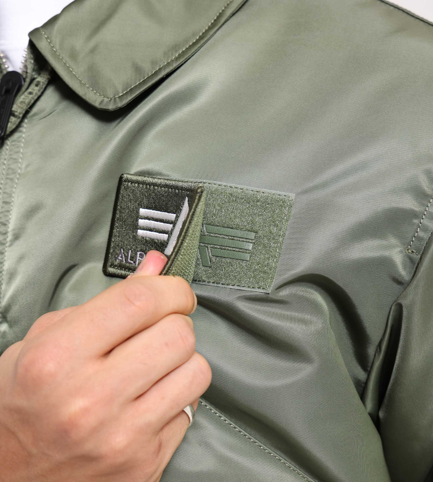 Alpha Industries CWU-45 Heritage Bomber Jacket Sage Green