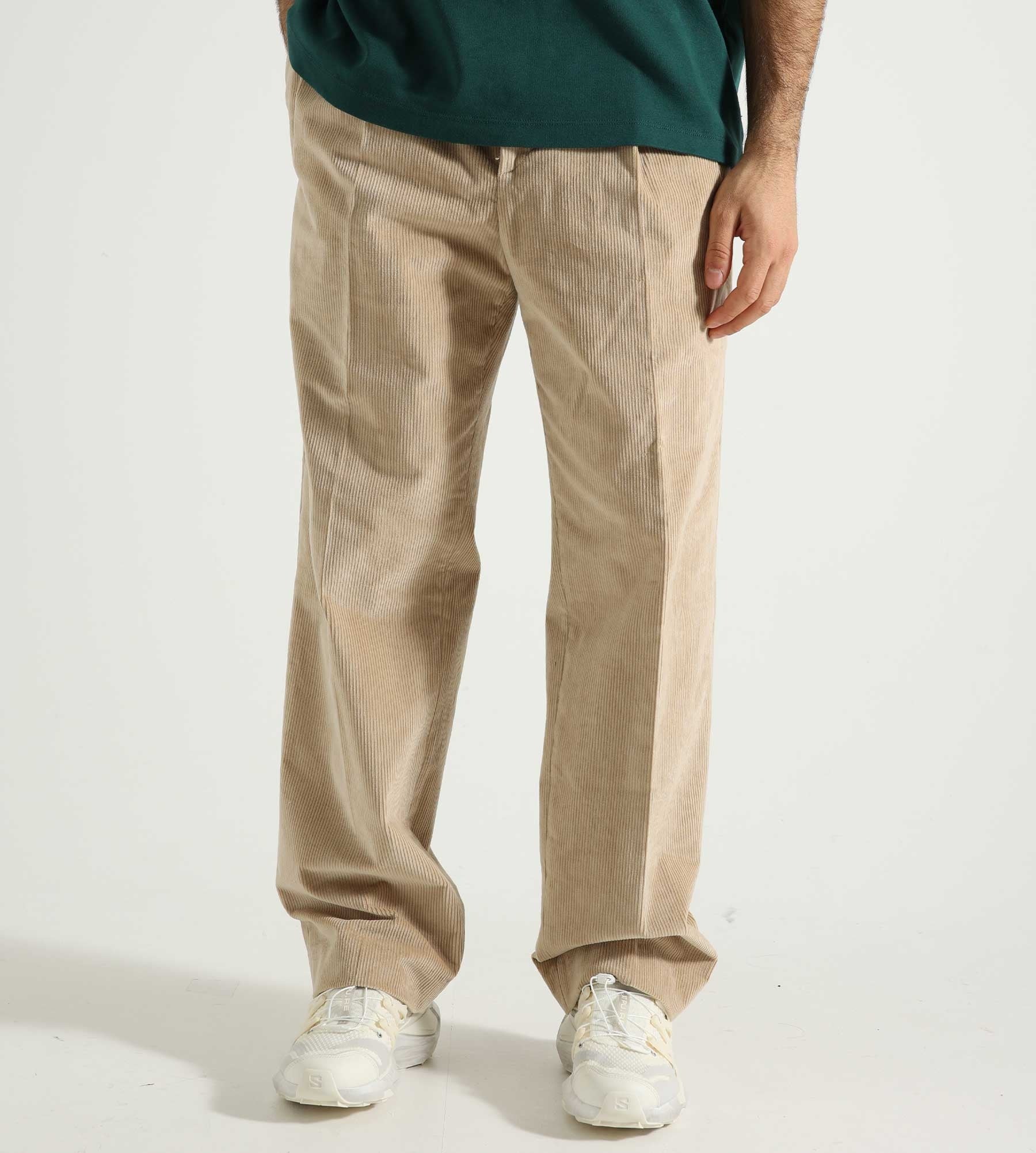 Drôle de Monsieur Le Pantalon Golfeur Corduroy Beige