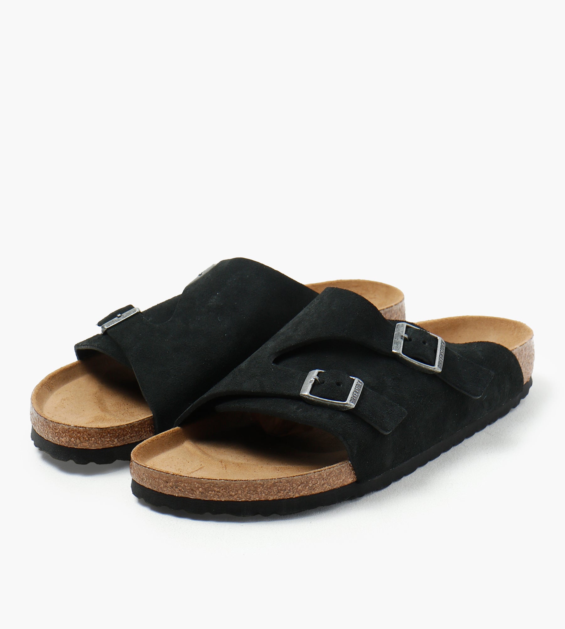 Birkenstock Zürich Suede Leather Black